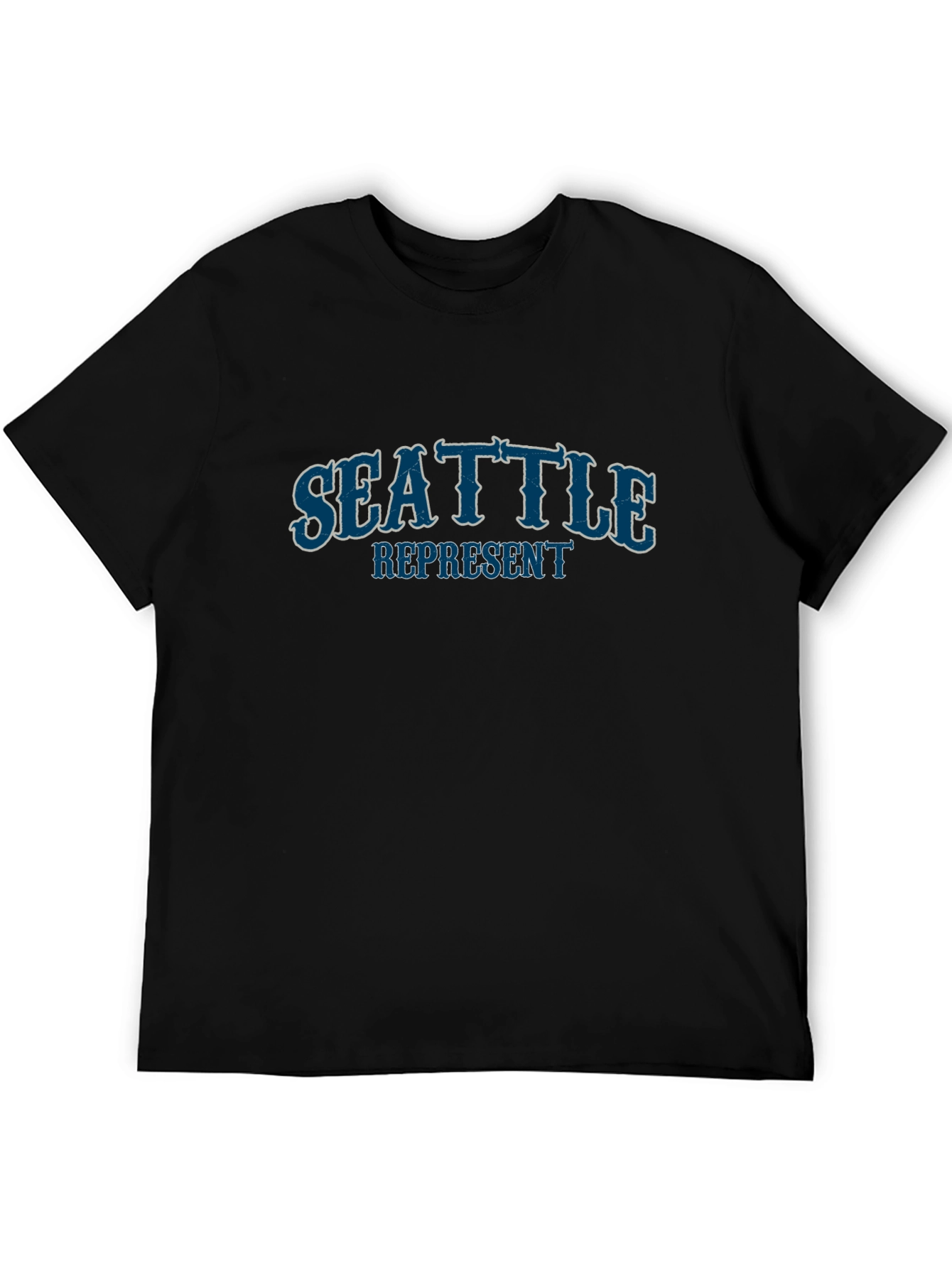 Seattle Represent Graphic T-Shirt - Black