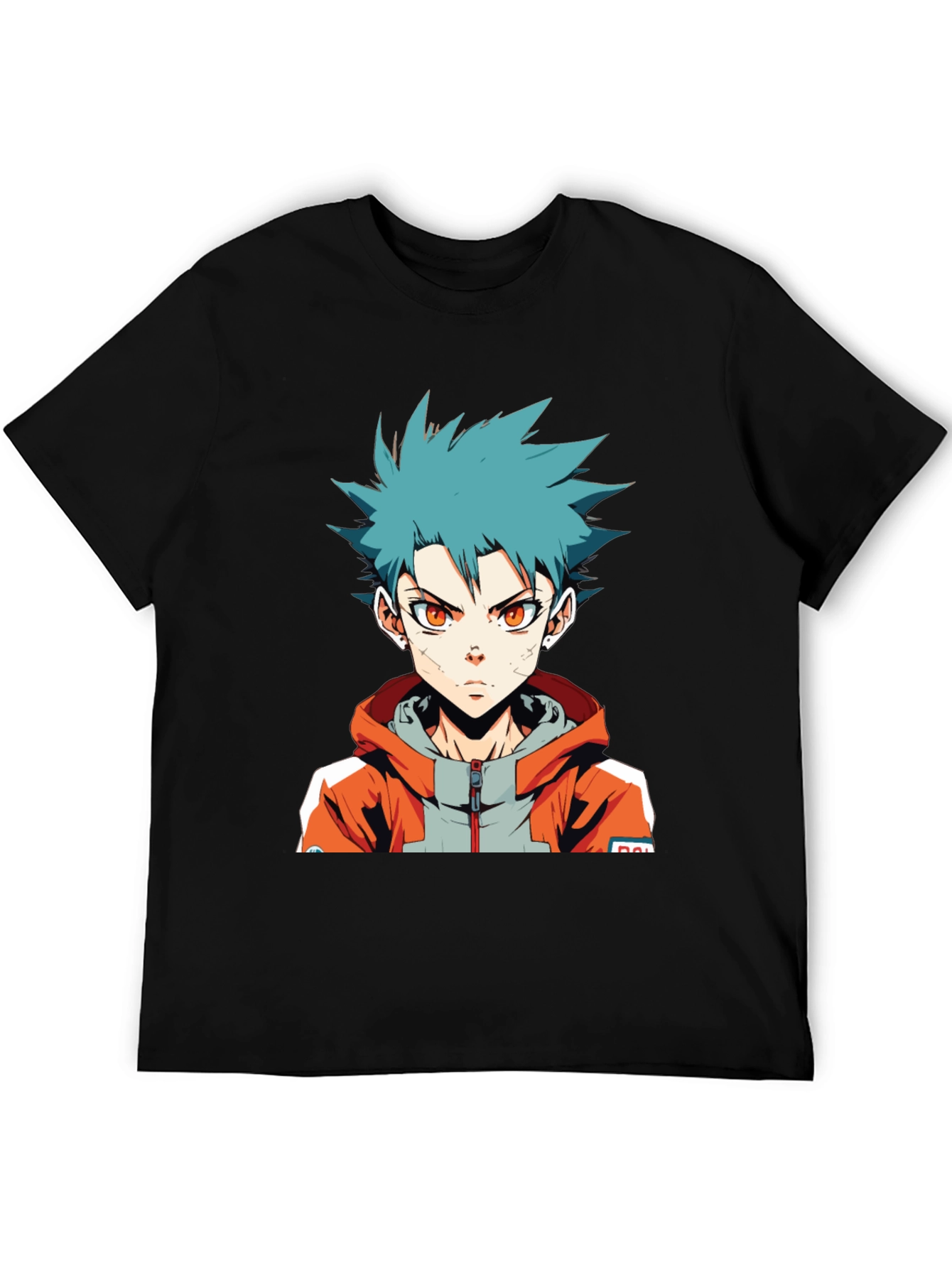 Anime Boy Graphic Tee - Stylish Cotton T-Shirt