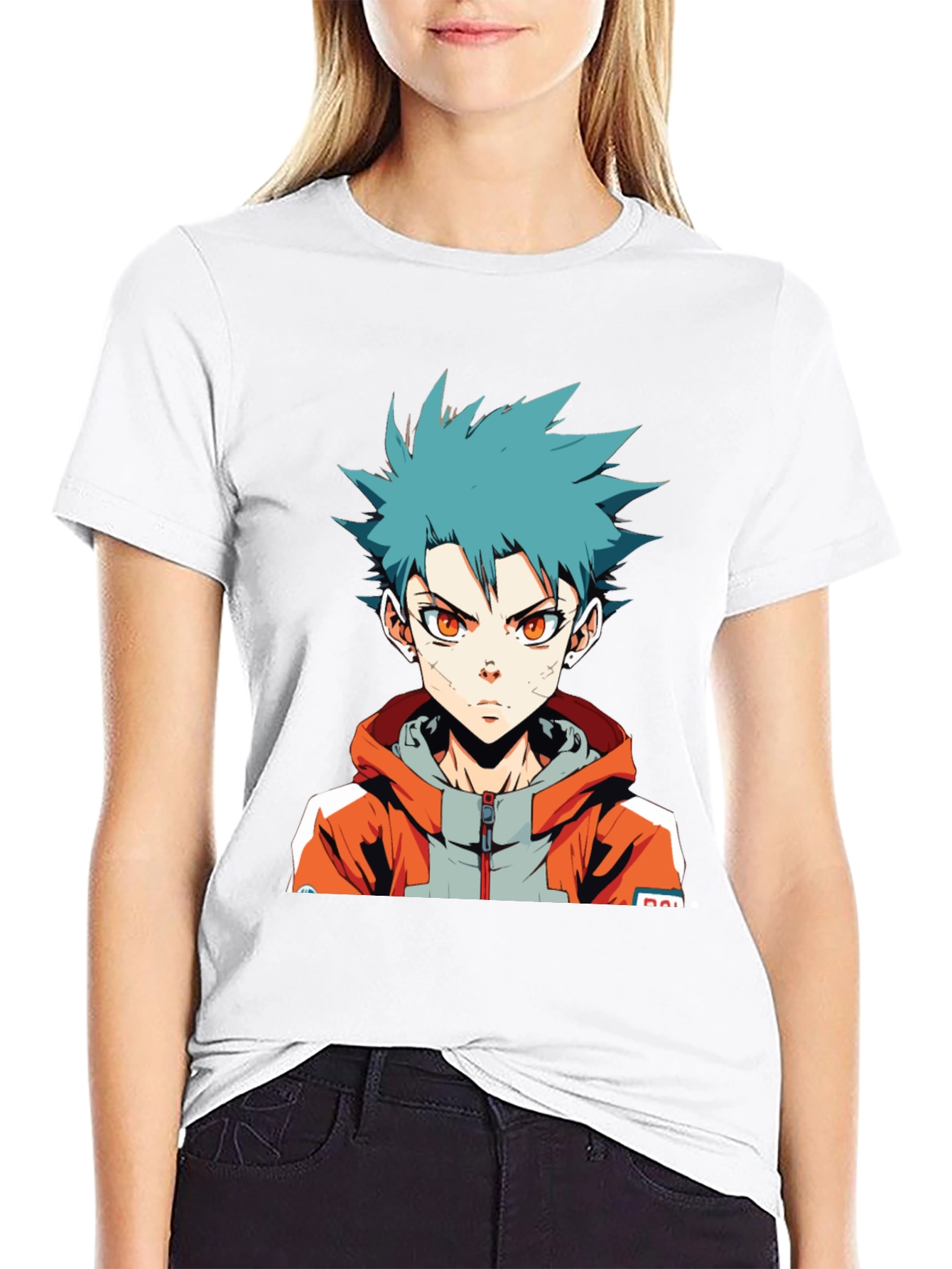 Anime Boy Graphic Tee - Stylish Cotton T-Shirt