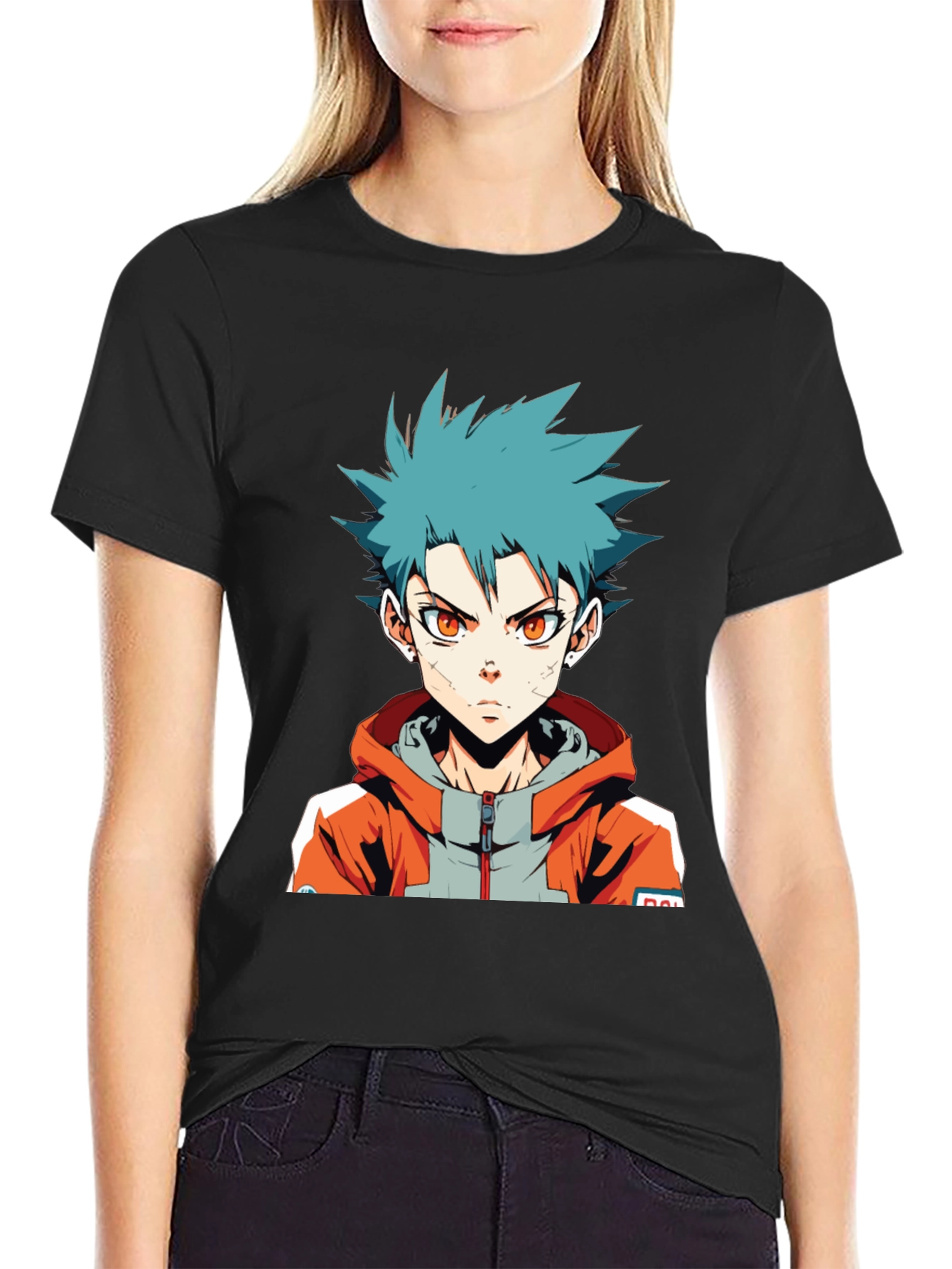 Anime Boy Graphic Tee - Stylish Cotton T-Shirt