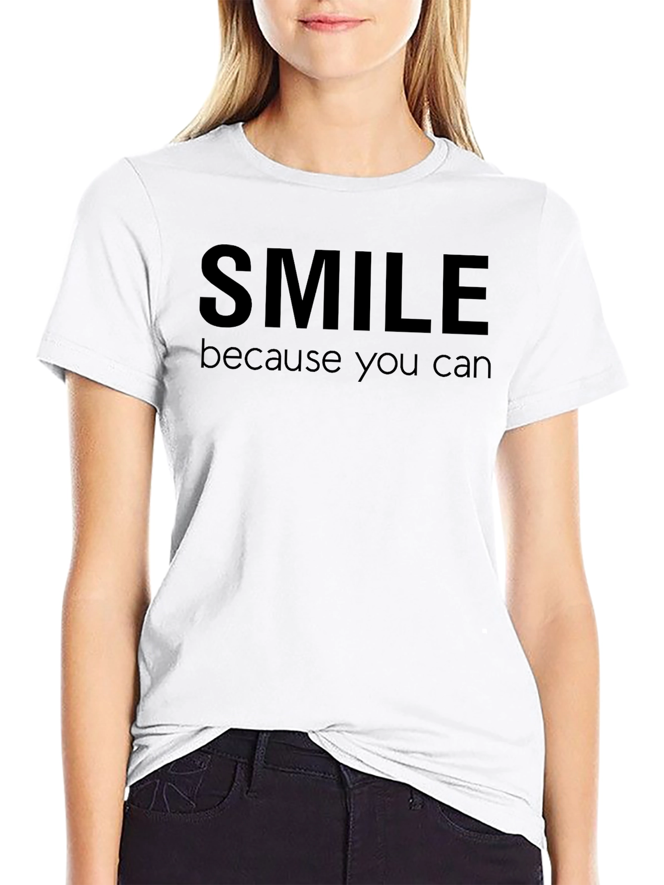 Smile Because You Can Tee - Soft Cotton Blend