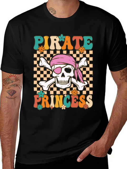 Pirate Princess Skull T-Shirt