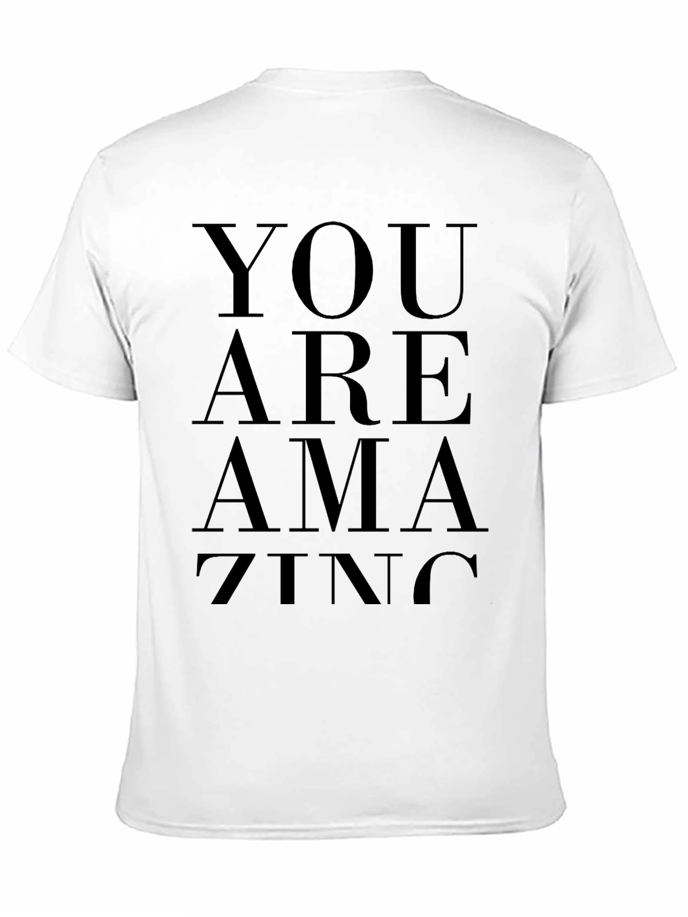 You Are Amazing Black Graphic Tee