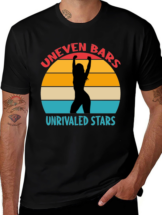Uneven Bars Unrivaled Stars Graphic T-Shirt