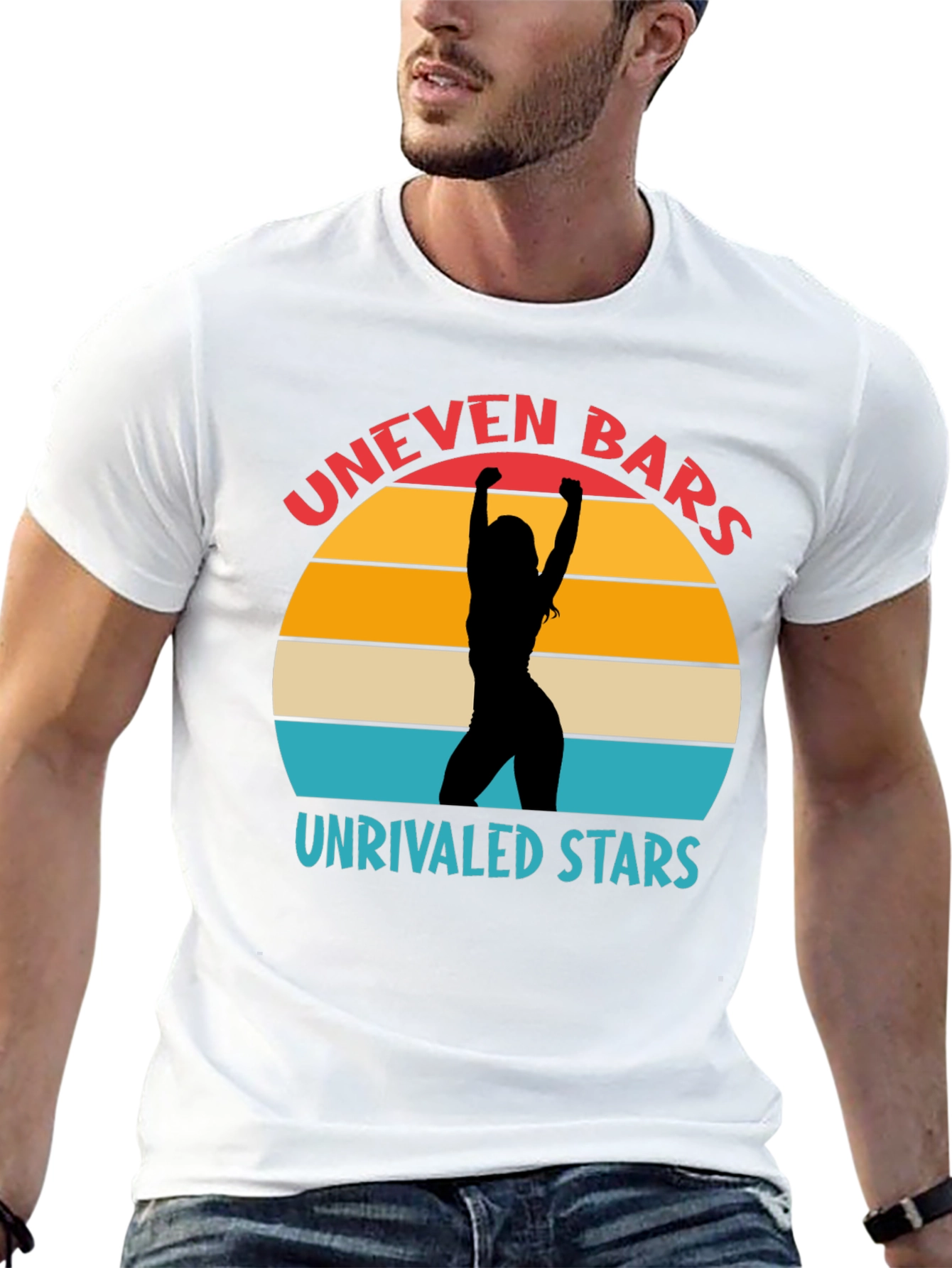 Uneven Bars Unrivaled Stars Graphic T-Shirt