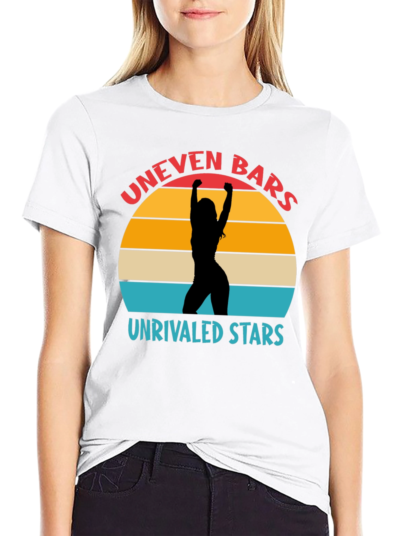Uneven Bars Unrivaled Stars Graphic T-Shirt