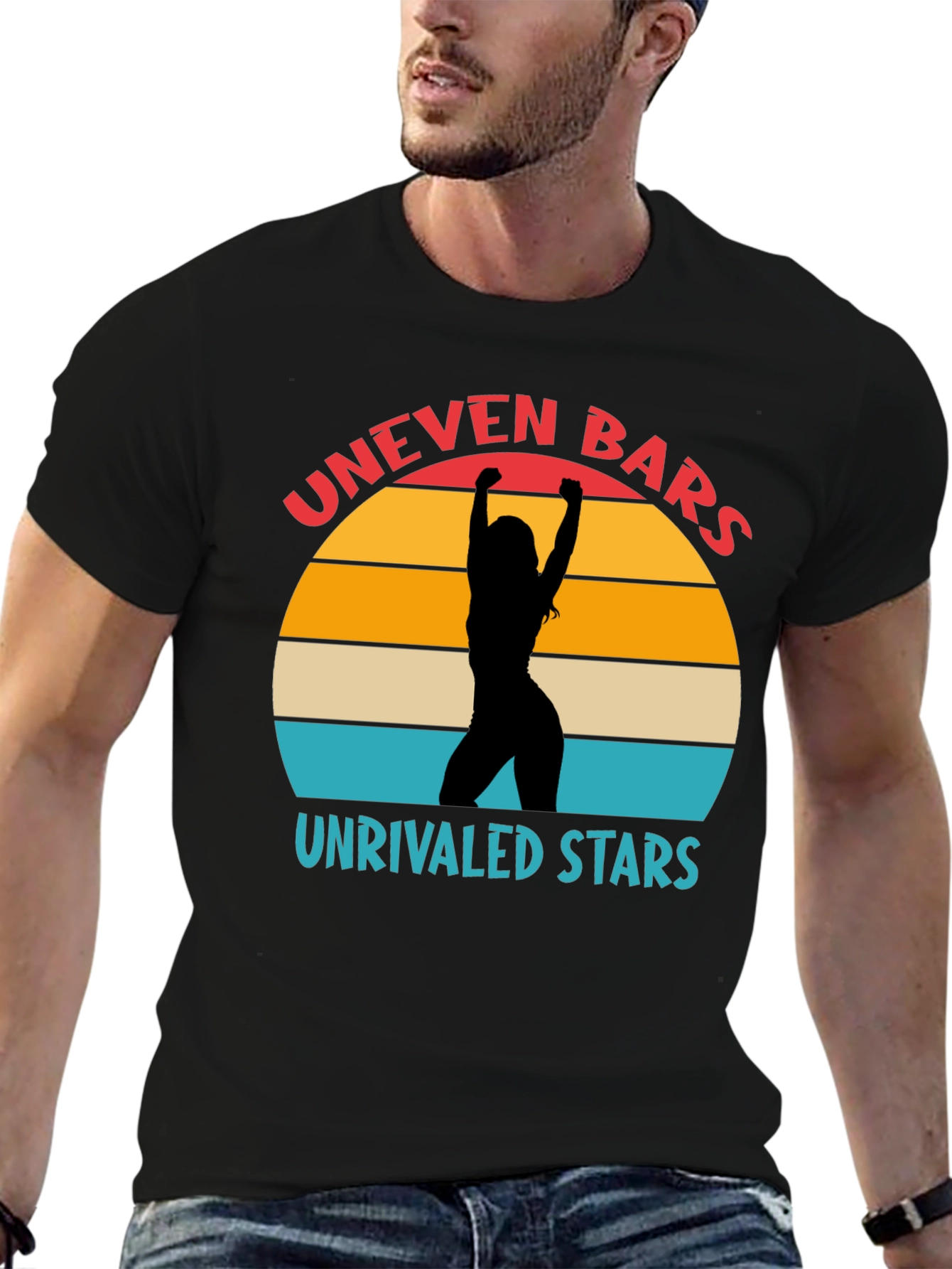 Uneven Bars Unrivaled Stars Graphic T-Shirt