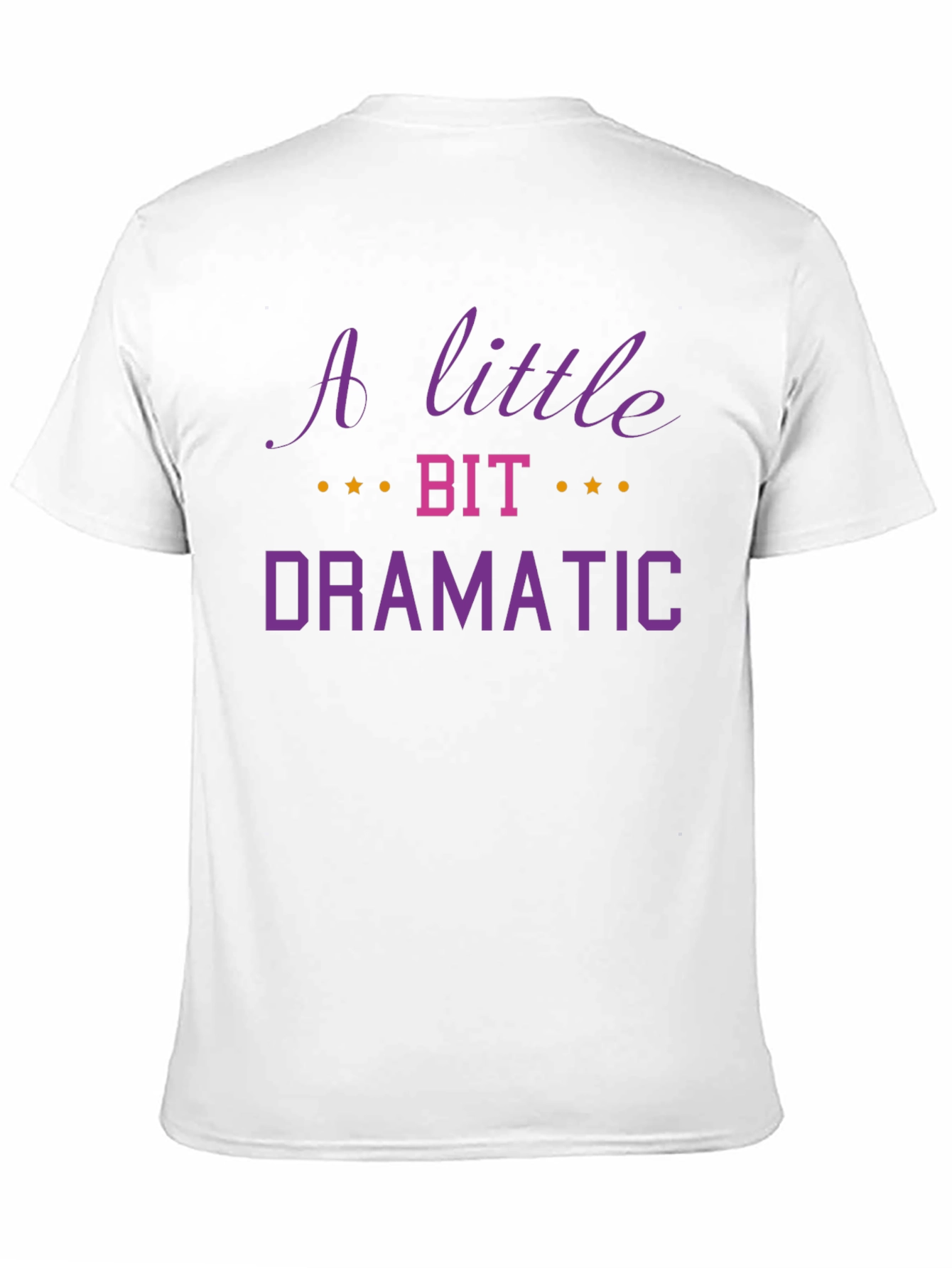 A Little Bit Dramatic Graphic Tee - Black