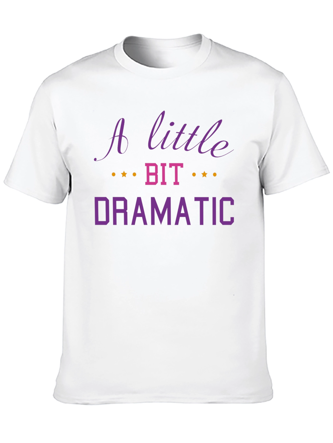 A Little Bit Dramatic Graphic Tee - Black