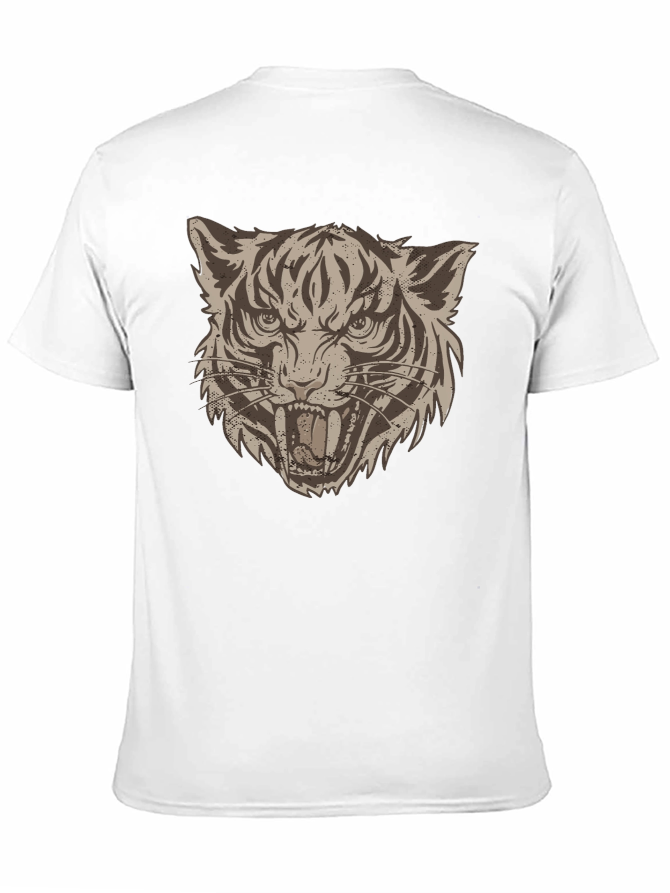 Tiger Graphic Print Tee - Bold Style