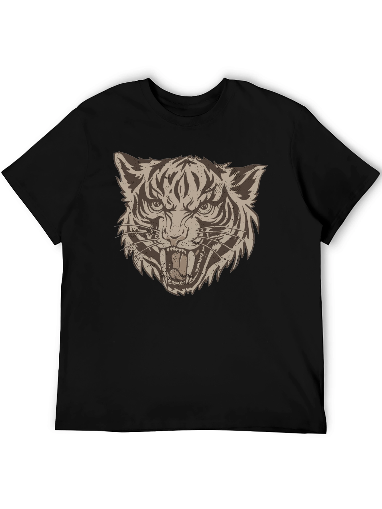Tiger Graphic Print Tee - Bold Style