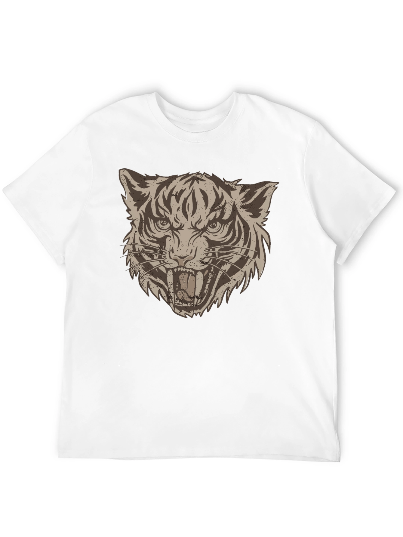 Tiger Graphic Print Tee - Bold Style