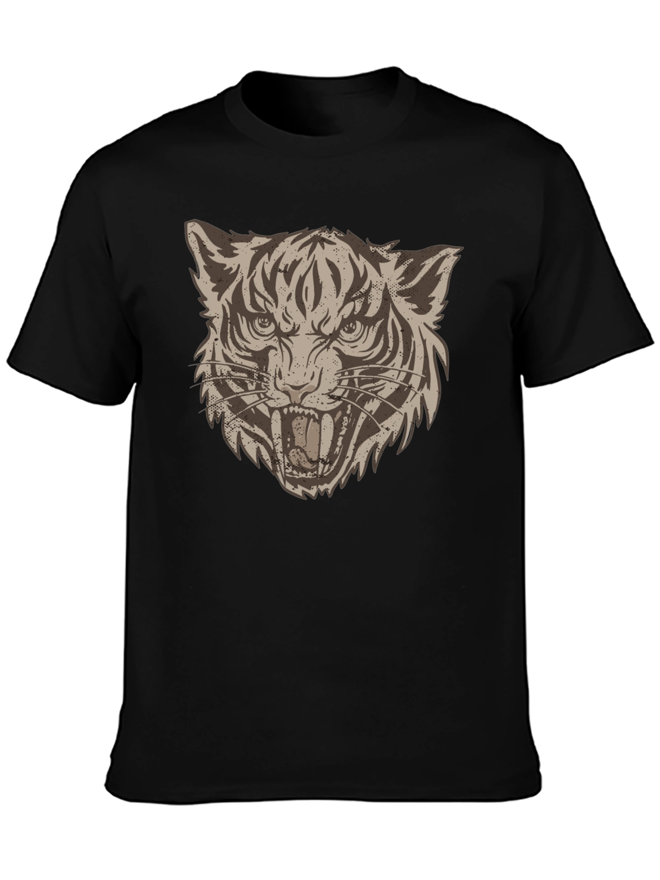 Tiger Graphic Print Tee - Bold Style