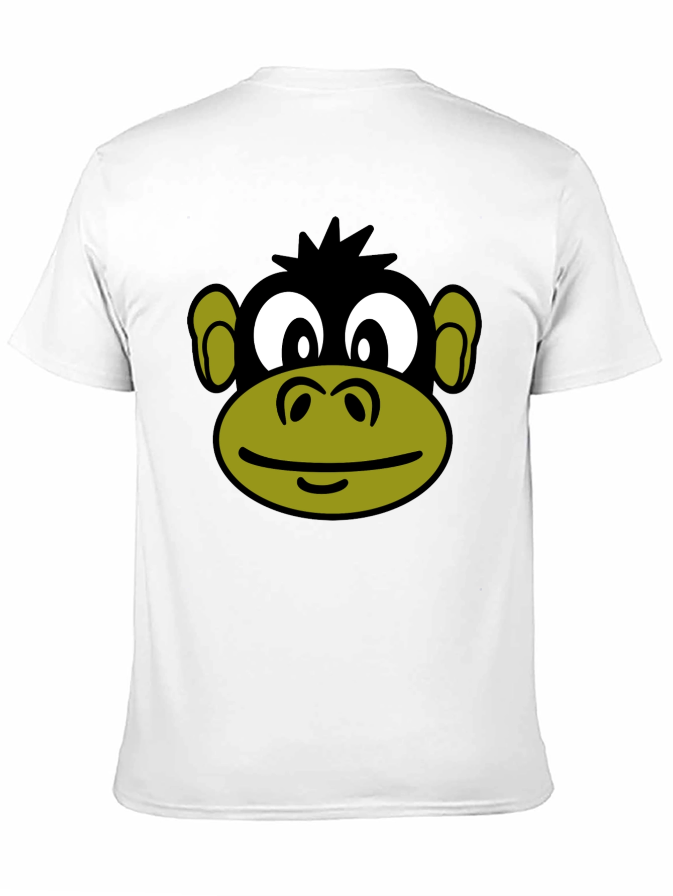 Funny Monkey Face Graphic T-Shirt