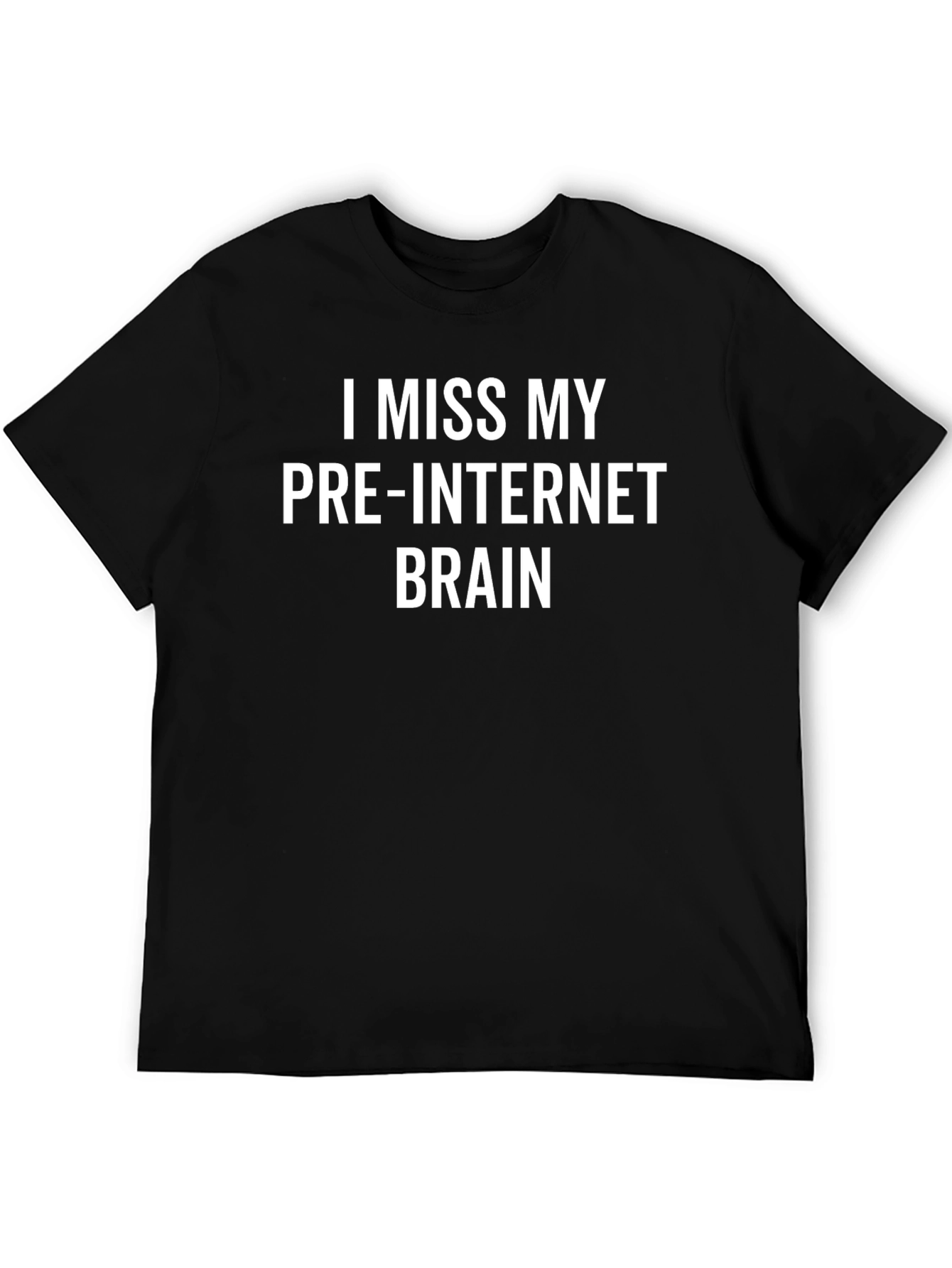 I Miss My Pre-Internet Brain Graphic T-Shirt