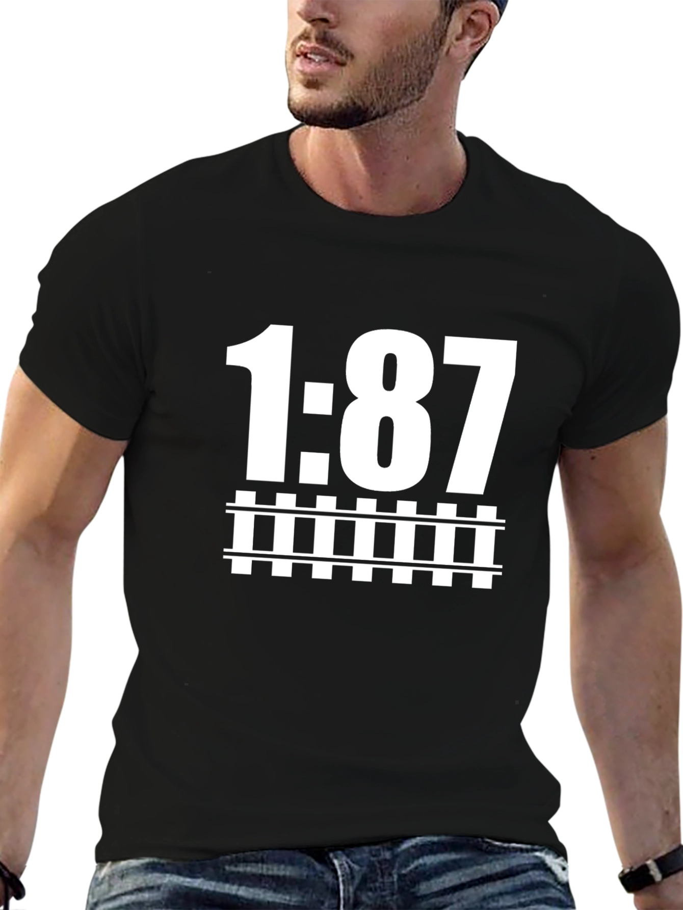 1:87 Scale Train Railroad Enthusiast T-Shirt