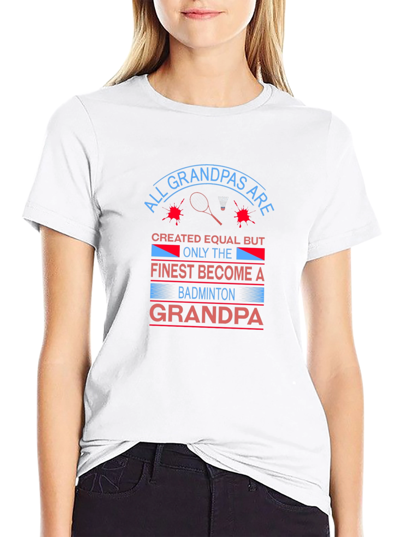 Badminton Grandpa T-Shirt