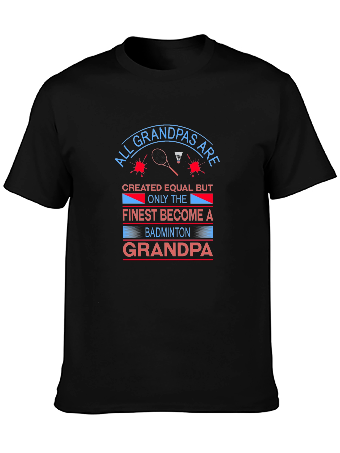 Badminton Grandpa T-Shirt