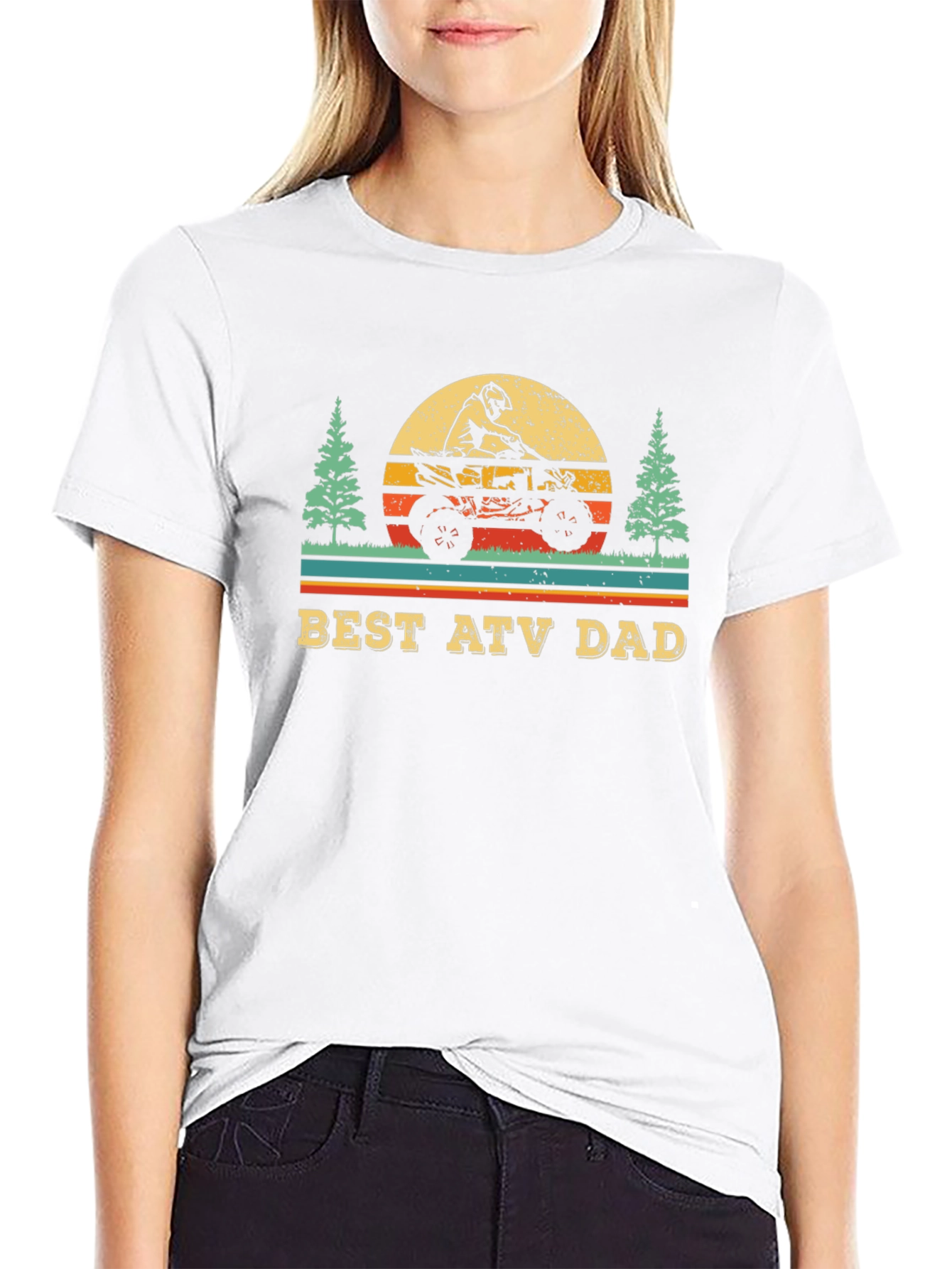 Best ATV Dad Graphic Tee
