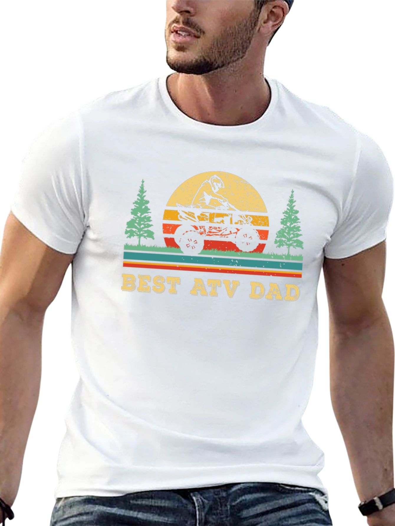 Best ATV Dad Graphic Tee