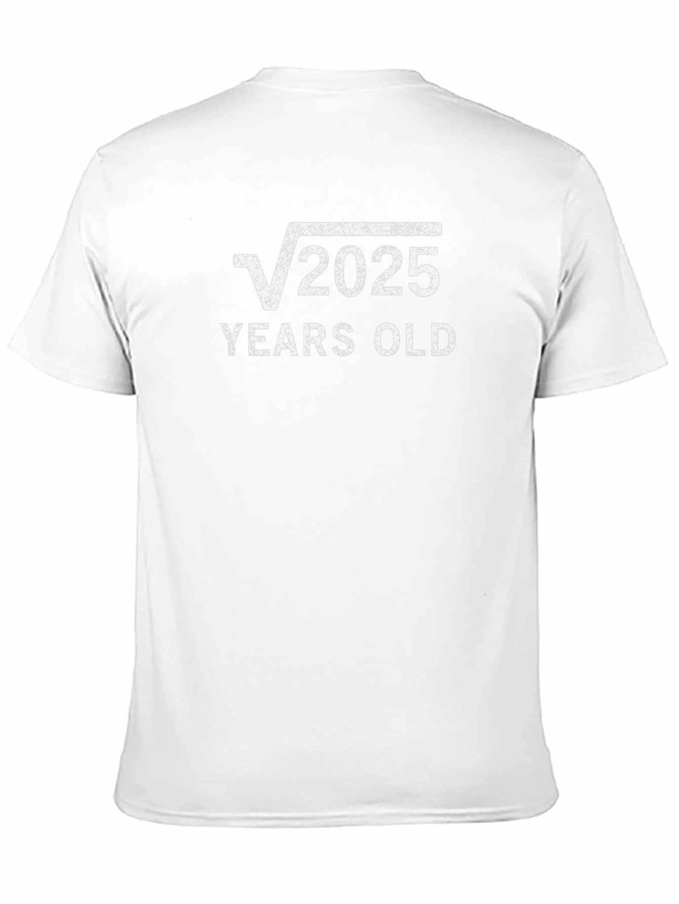 Square Root 2025 Years Old T-Shirt 45th Birthday Gift