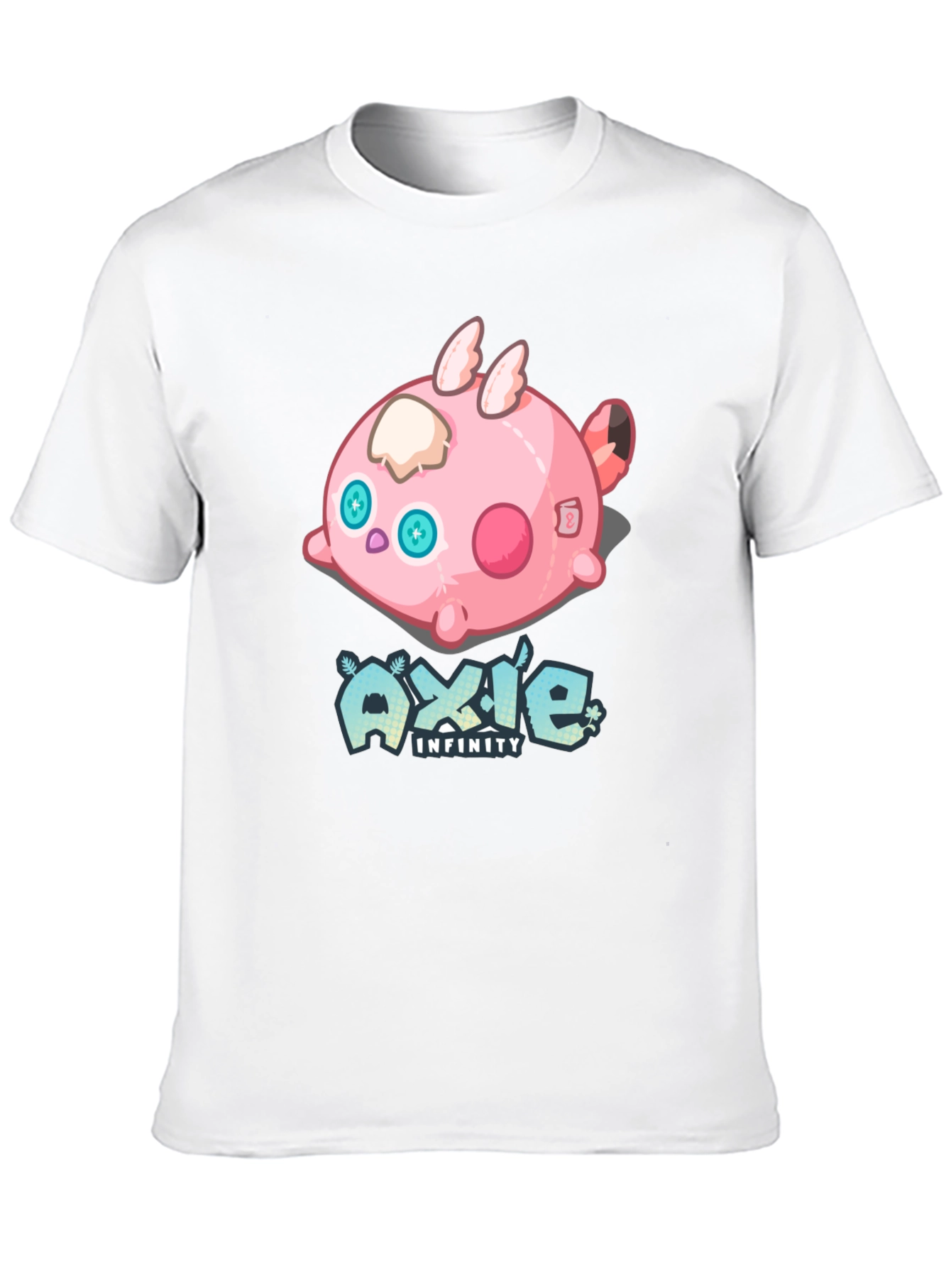 Axie Infinity Cartoon Graphic Black T-Shirt