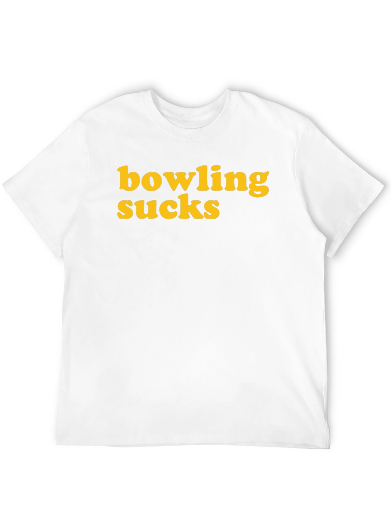 Bowling Sucks Graphic Tee - Unisex Black T-Shirt