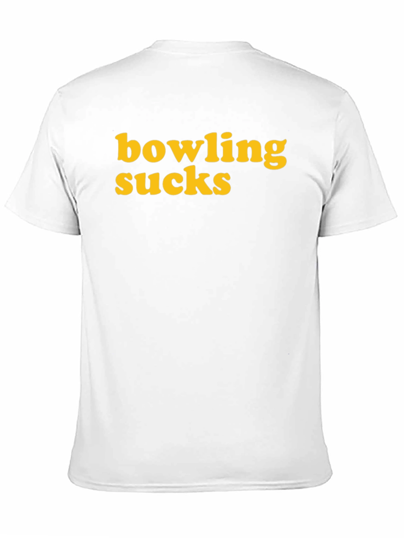 Bowling Sucks Graphic Tee - Unisex Black T-Shirt