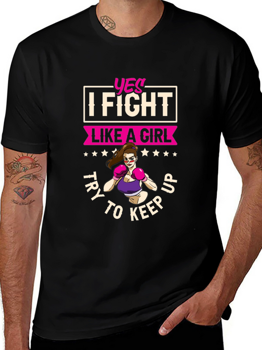 I Fight Like A Girl Graphic Tee