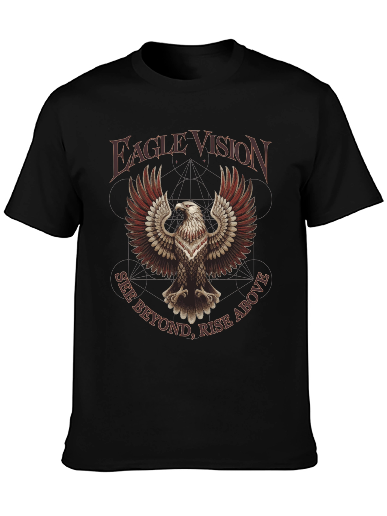 Eagle Vision Graphic Tee - See Beyond Rise Above
