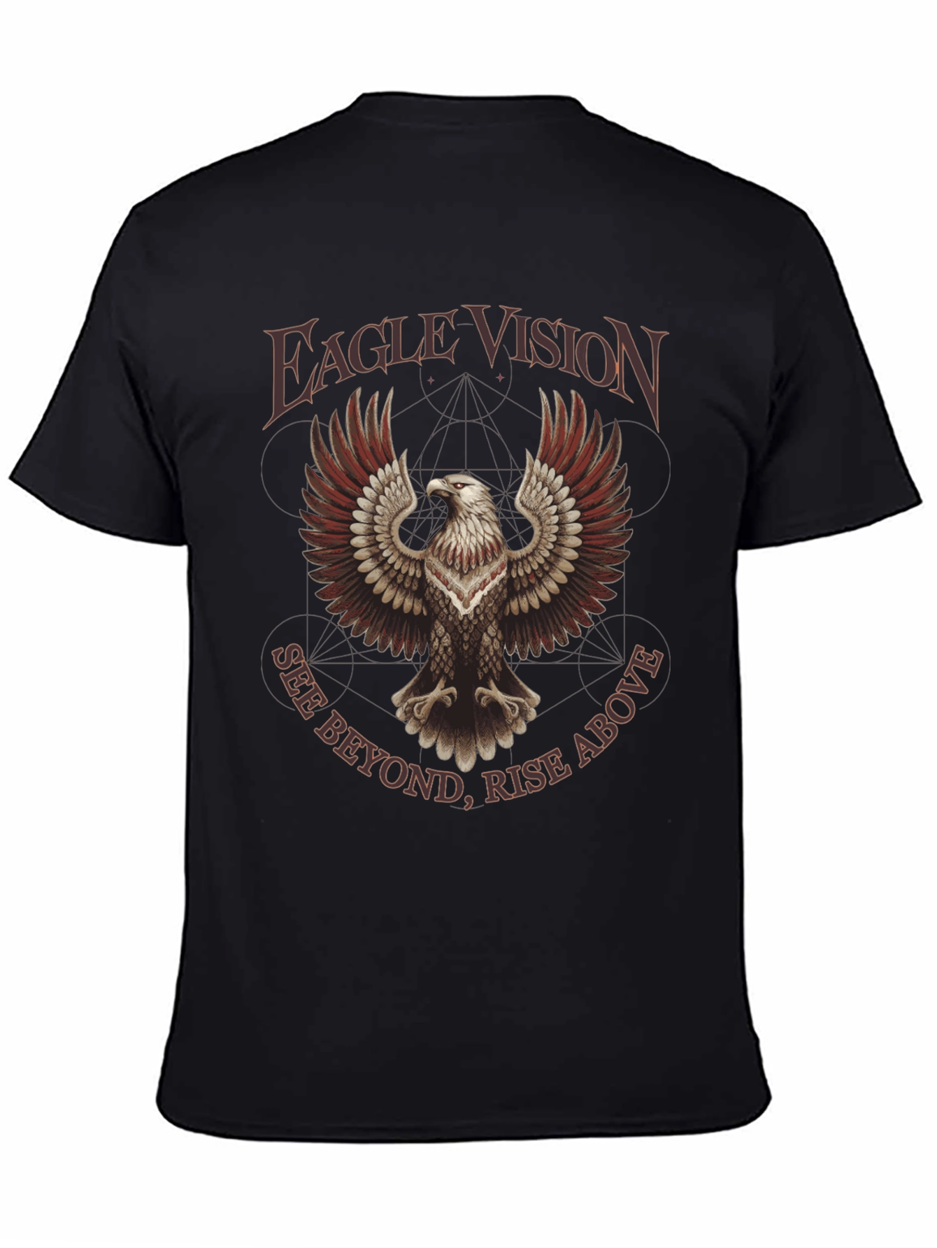 Eagle Vision Graphic Tee - See Beyond Rise Above
