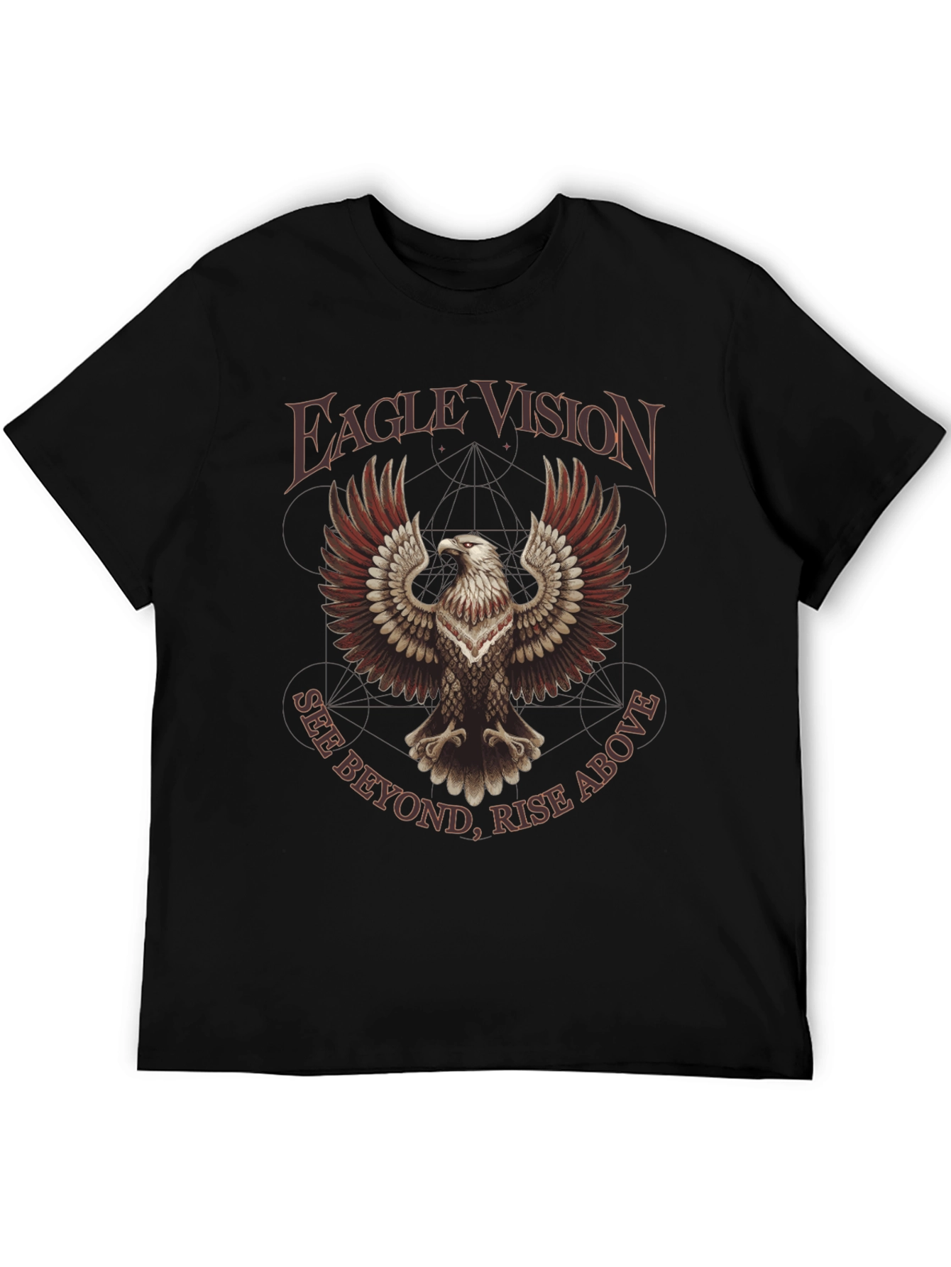Eagle Vision Graphic Tee - See Beyond Rise Above