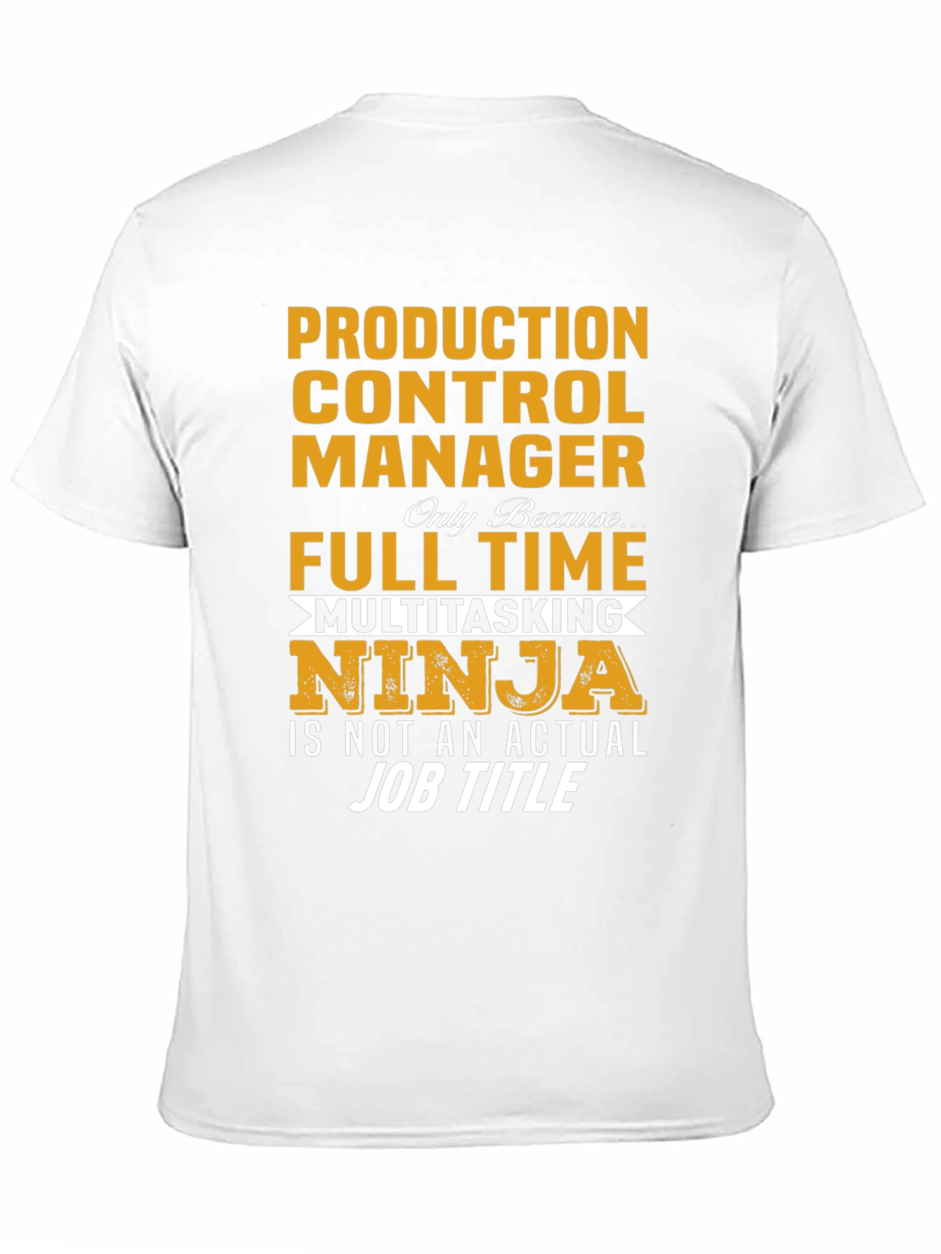 Production Control Manager Ninja T-Shirt