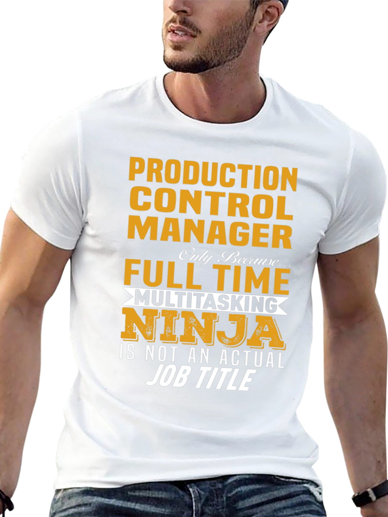 Production Control Manager Ninja T-Shirt