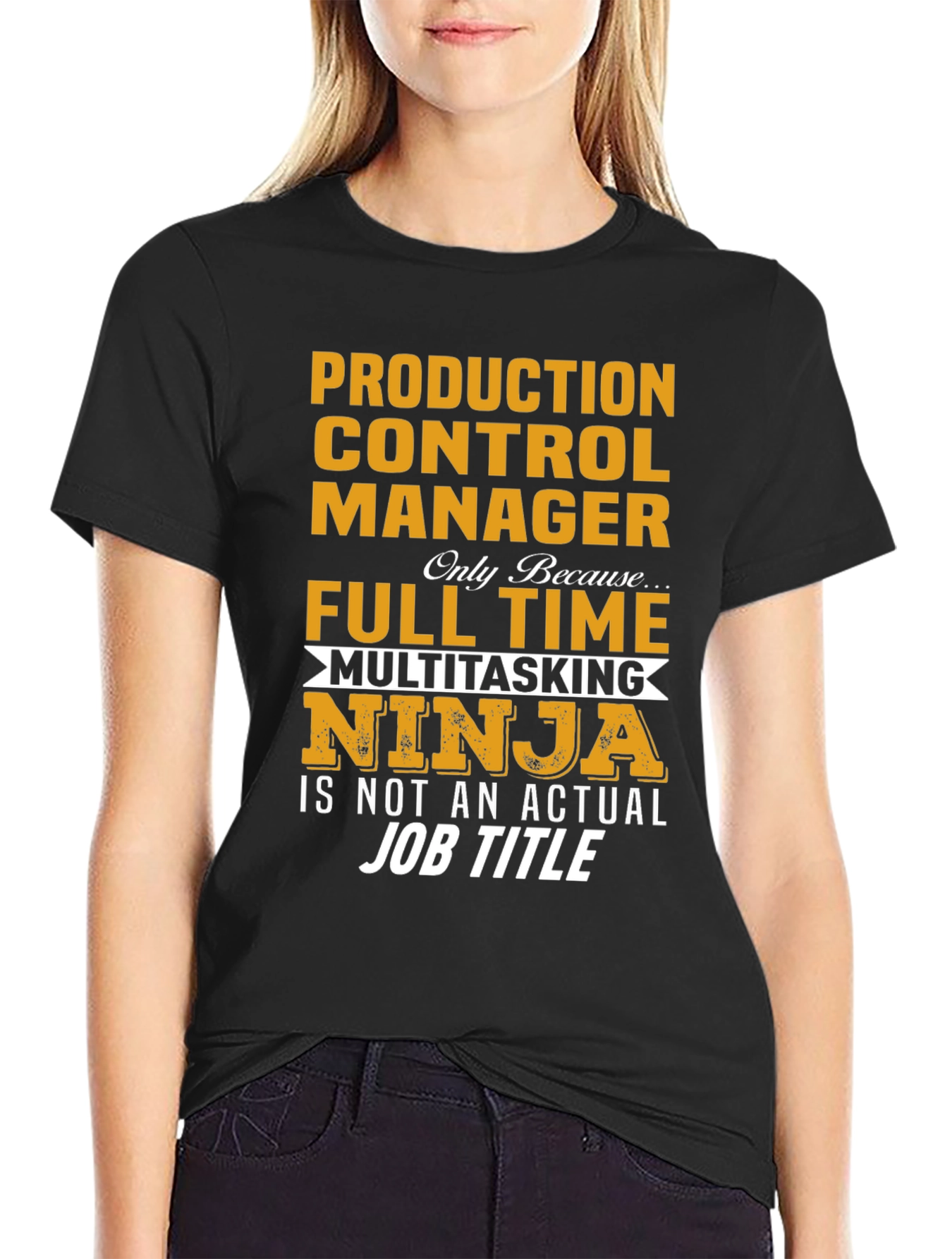Production Control Manager Ninja T-Shirt