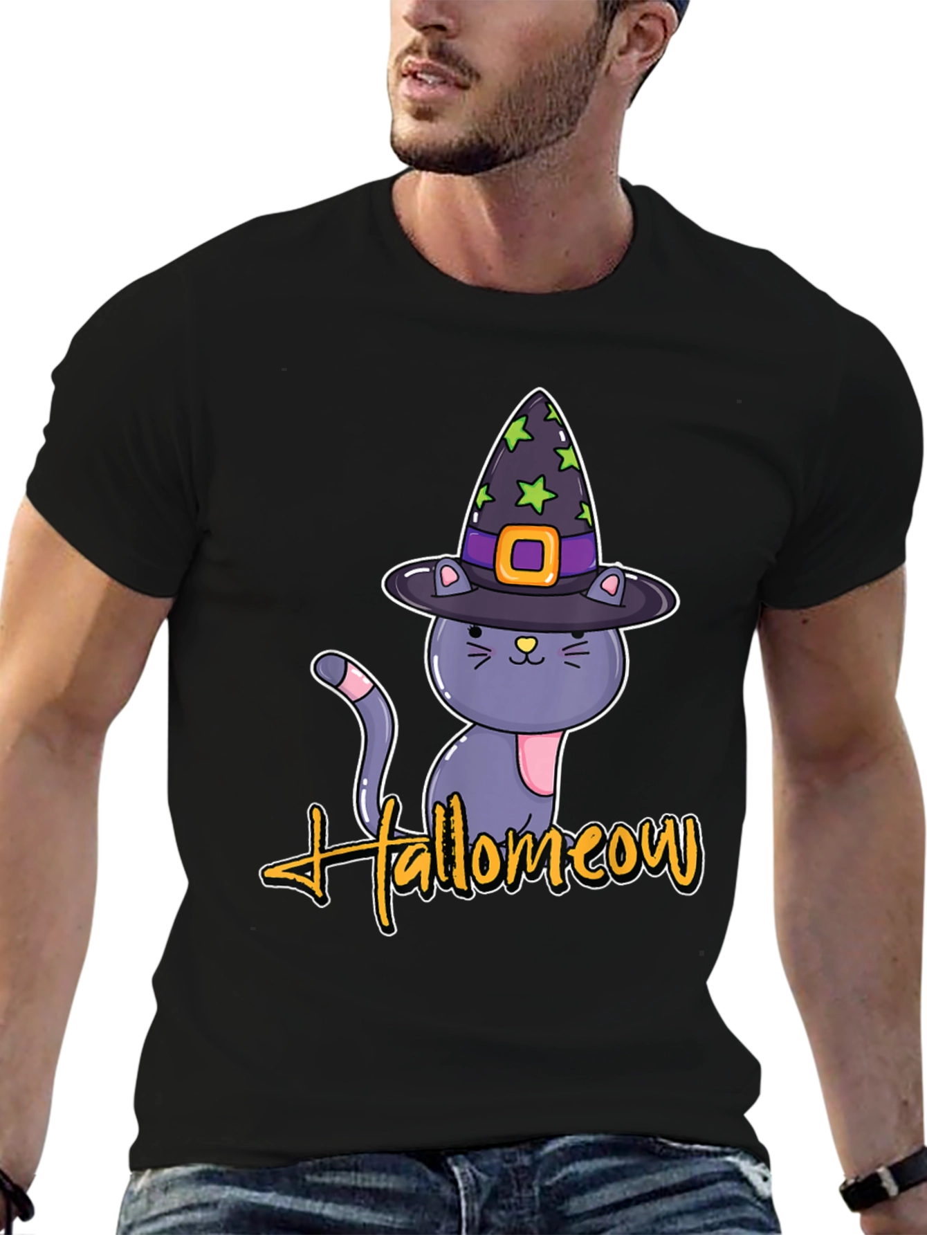 Hallowmeow Cat T-Shirt