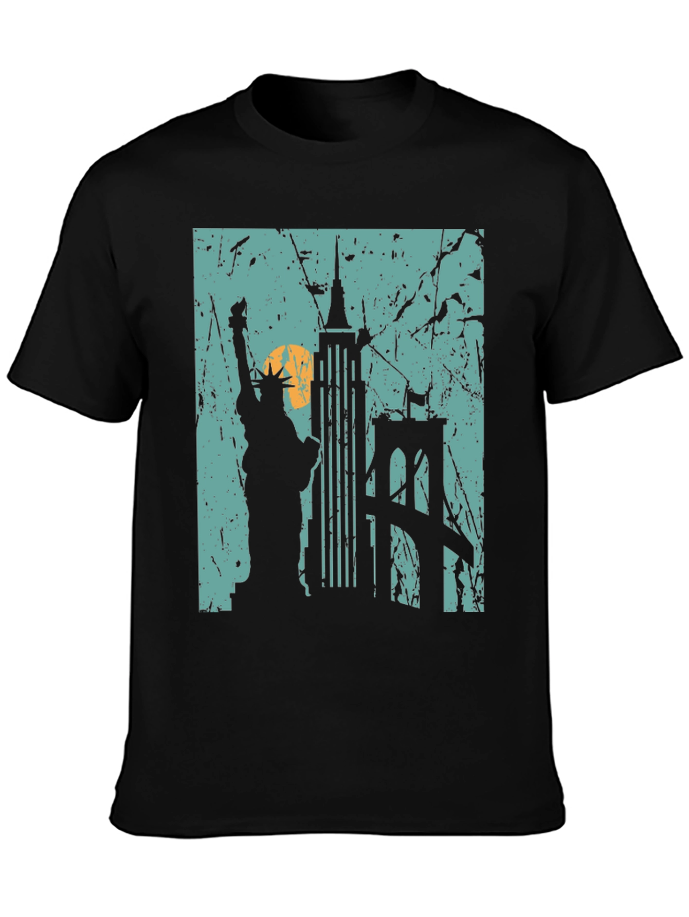 New York City Skyline Graphic T-Shirt