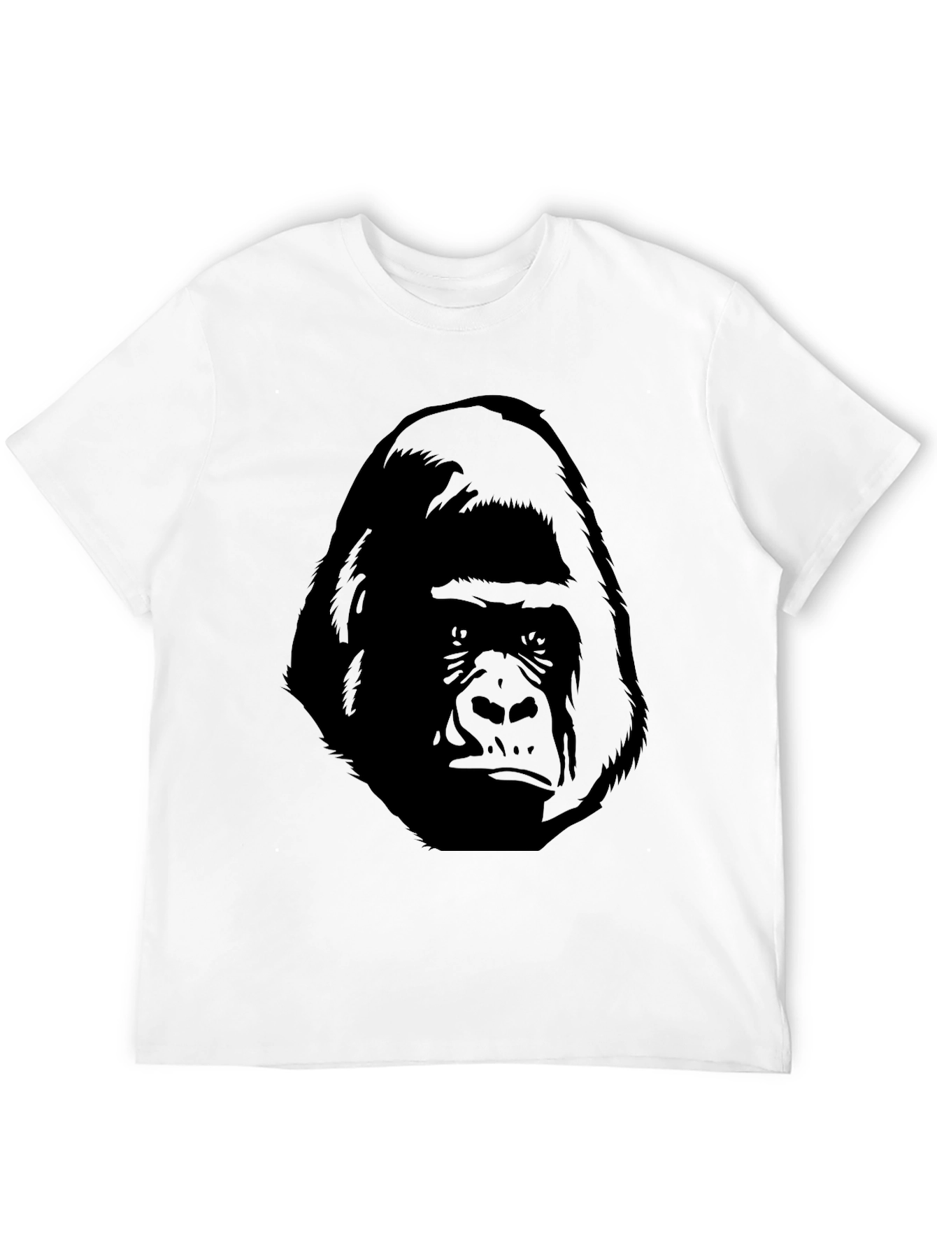 Gorilla Graphic Print Black T-Shirt