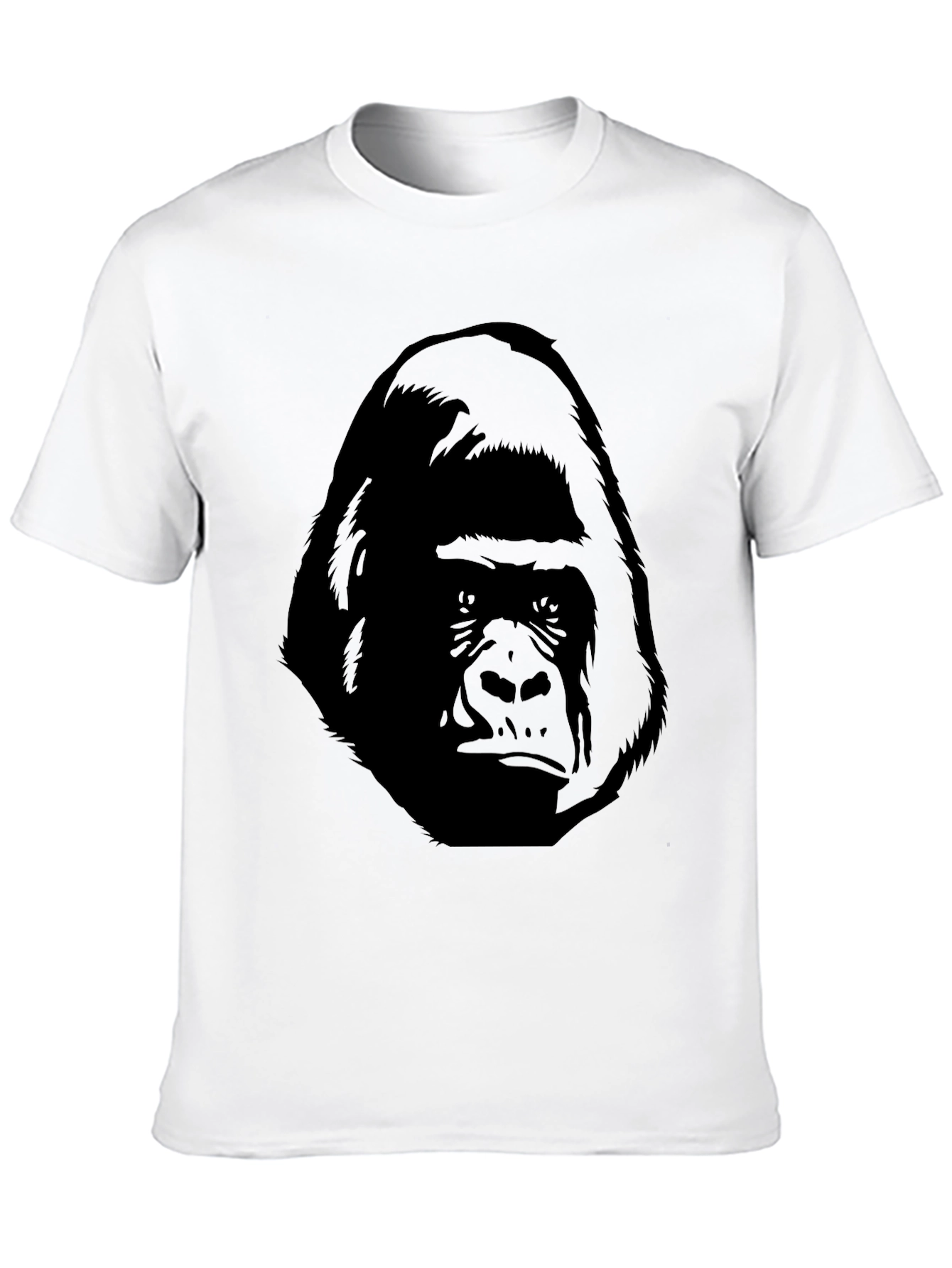 Gorilla Graphic Print Black T-Shirt