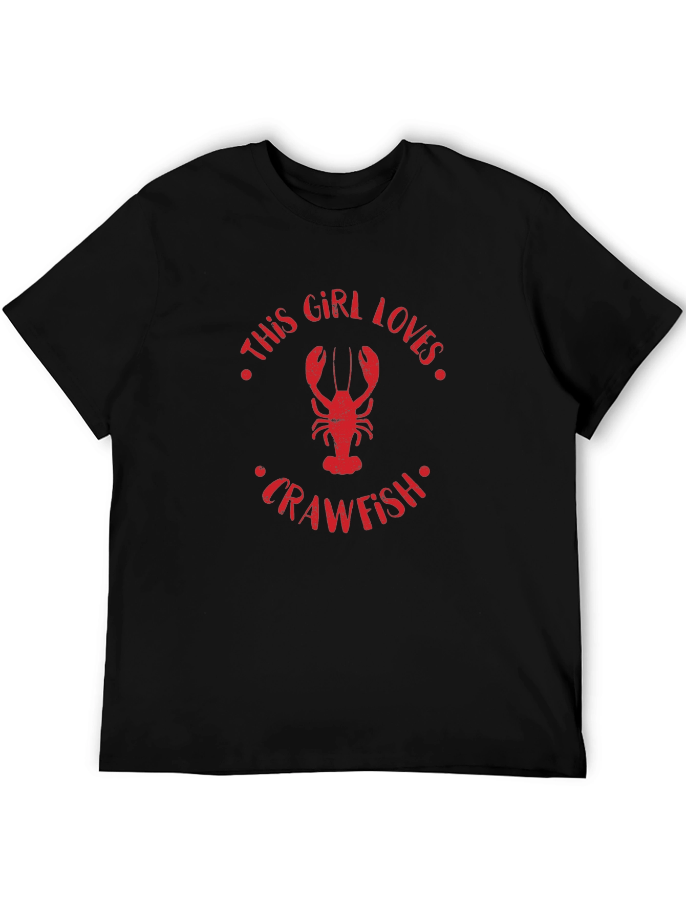 This Girl Loves Crawfish Graphic Tee