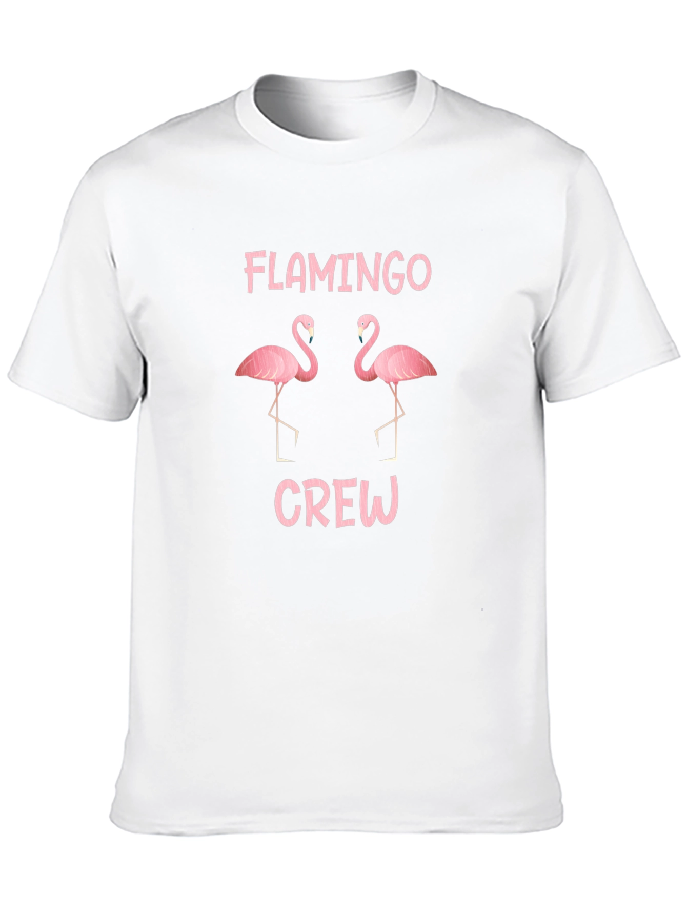 Flamingo Crew T-Shirt - Tropical Fun!