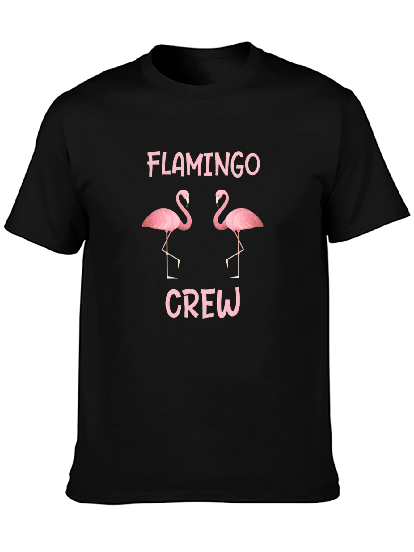 Flamingo Crew T-Shirt - Tropical Fun!