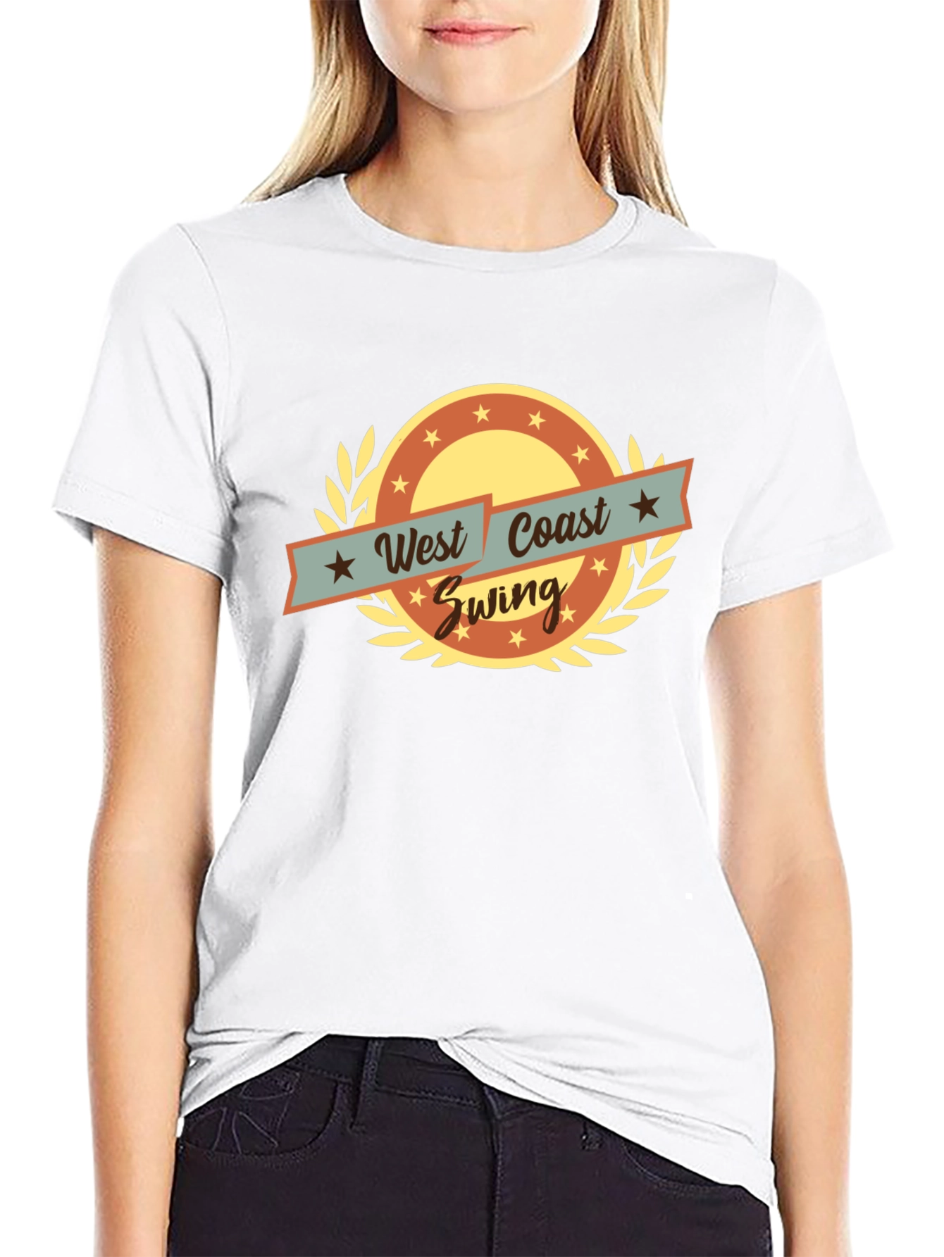 West Coast Swing Graphic Tee - Retro Style