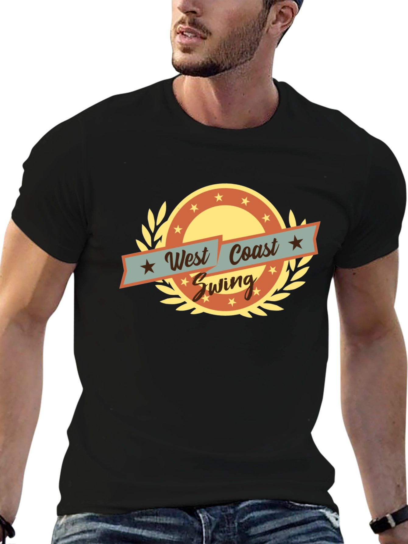 West Coast Swing Graphic Tee - Retro Style