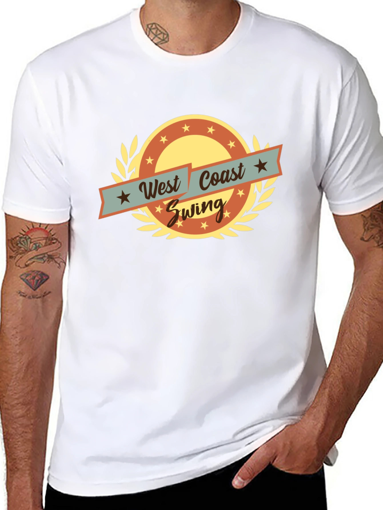 West Coast Swing Graphic Tee - Retro Style