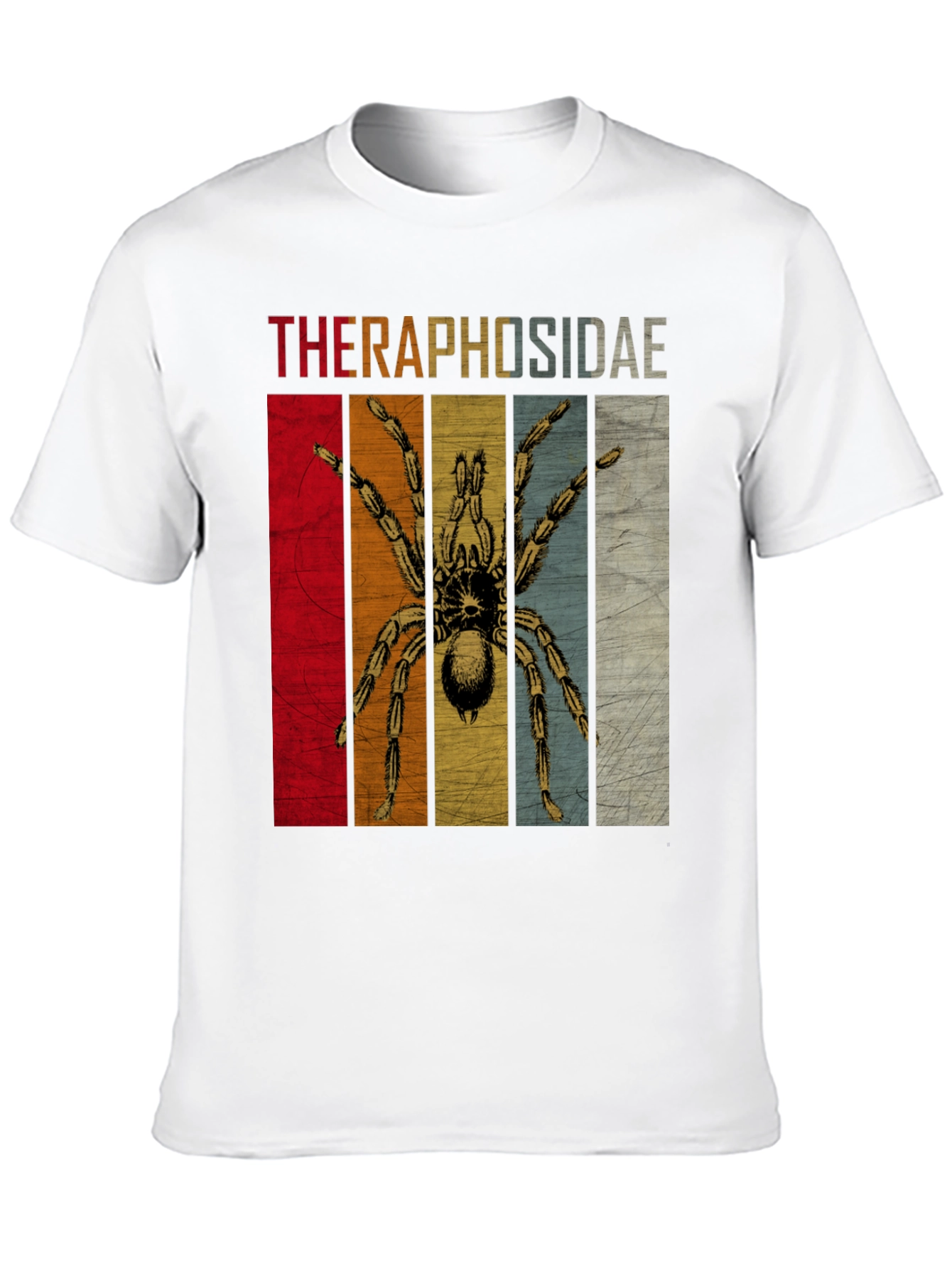 Theraphosidae Tarantula Retro T-Shirt
