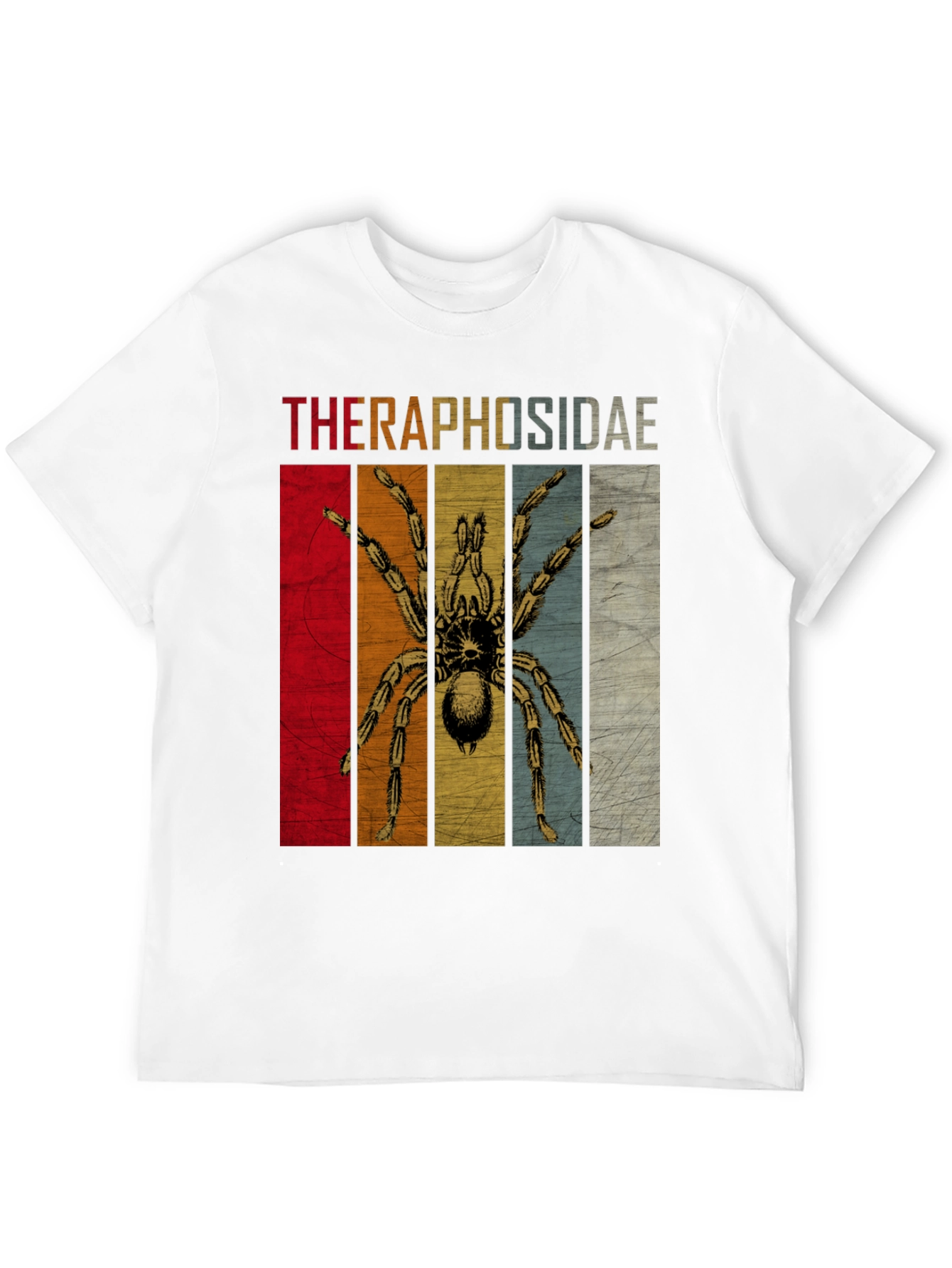 Theraphosidae Tarantula Retro T-Shirt
