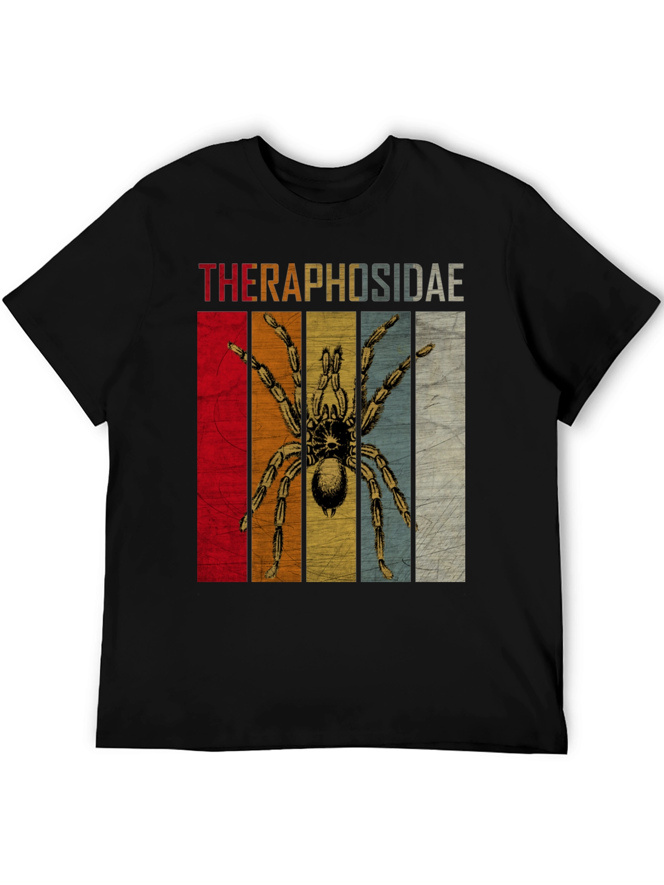 Theraphosidae Tarantula Retro T-Shirt