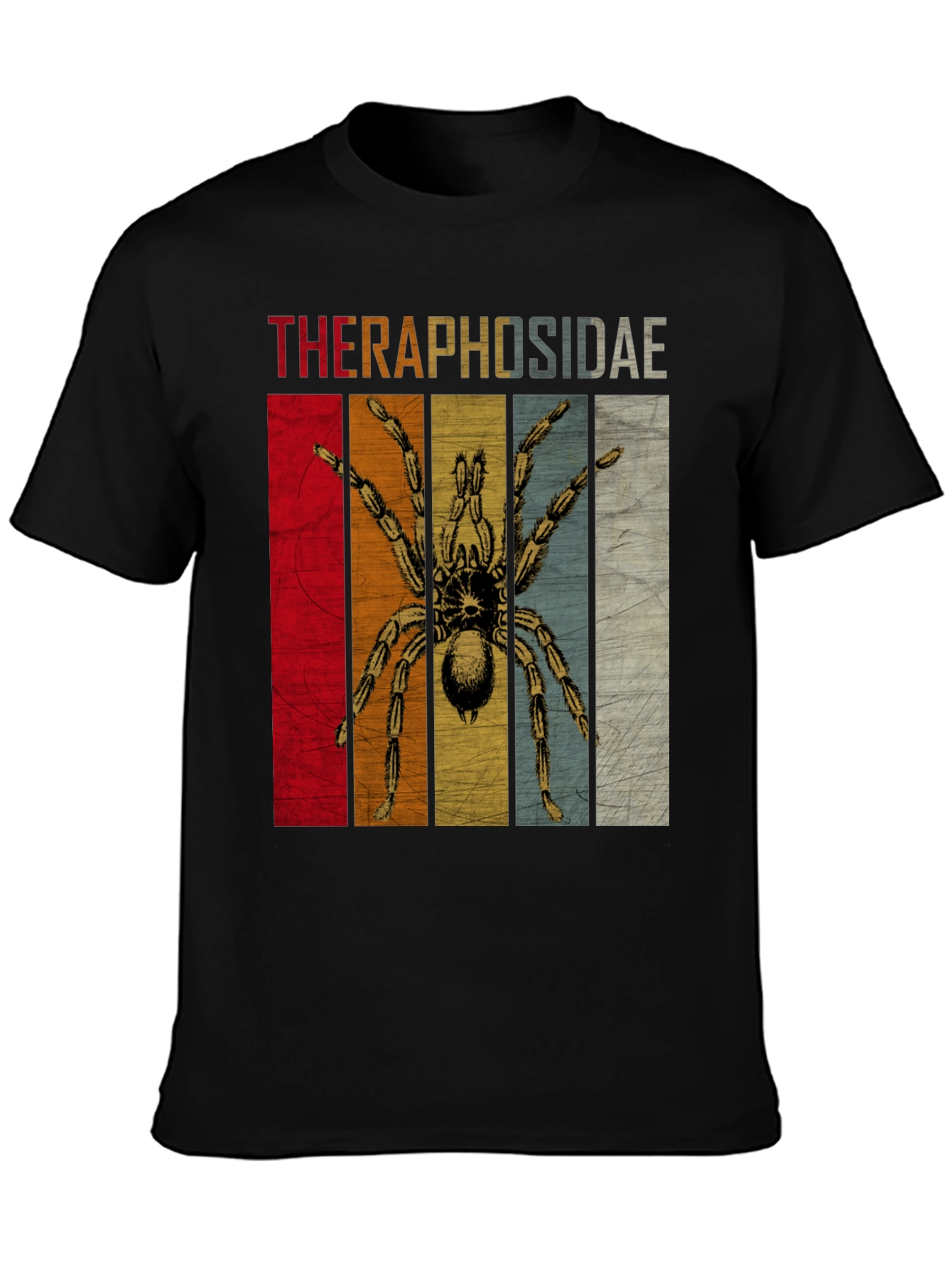 Theraphosidae Tarantula Retro T-Shirt