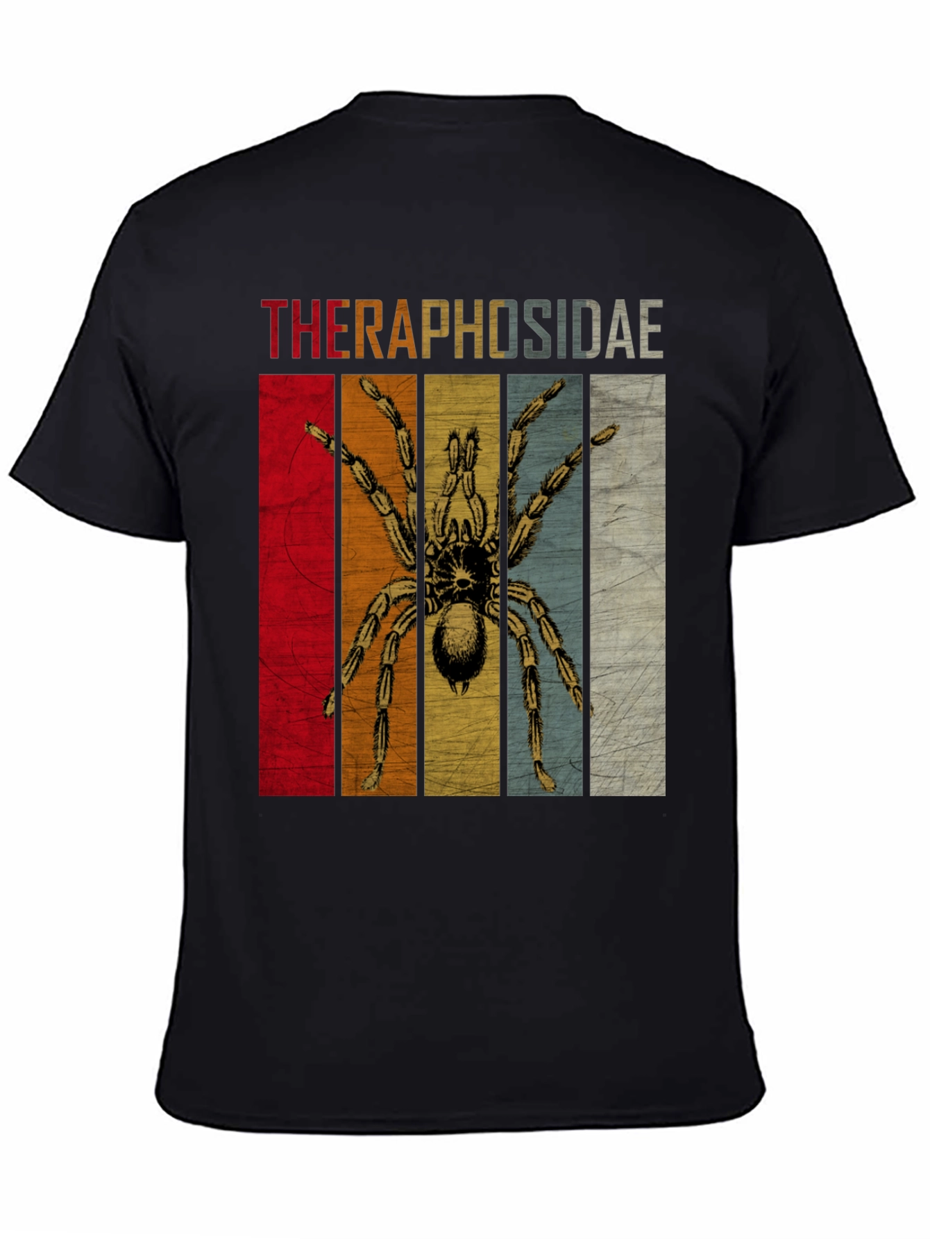 Theraphosidae Tarantula Retro T-Shirt